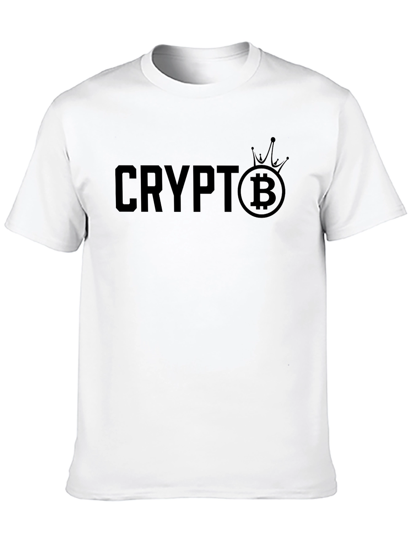 Crypto Bitcoin King T-Shirt - Black
