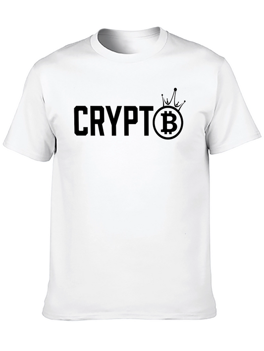 Crypto Bitcoin King T-Shirt - Black