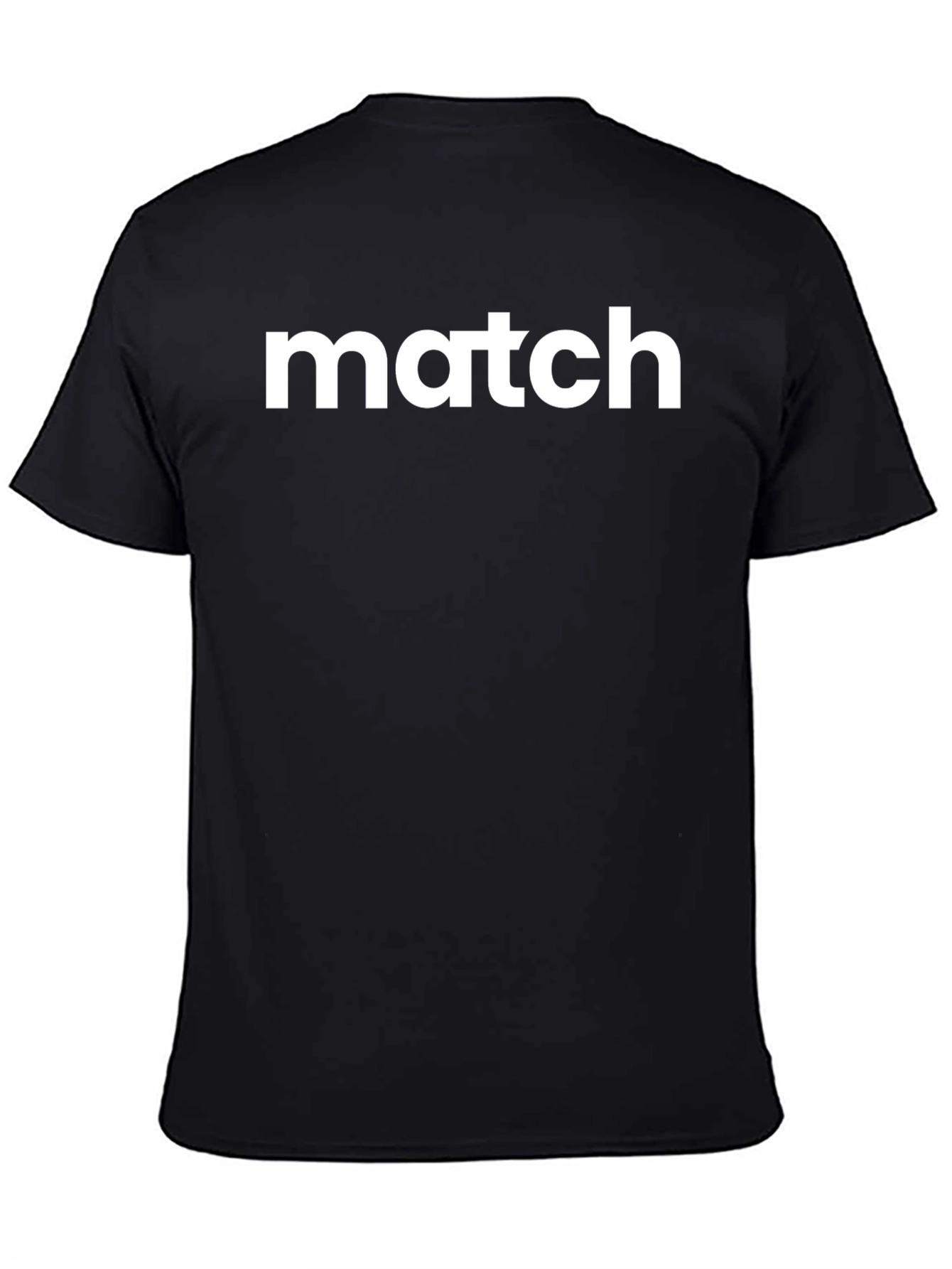 Match Graphic Tee - Bold Black Casual Wear