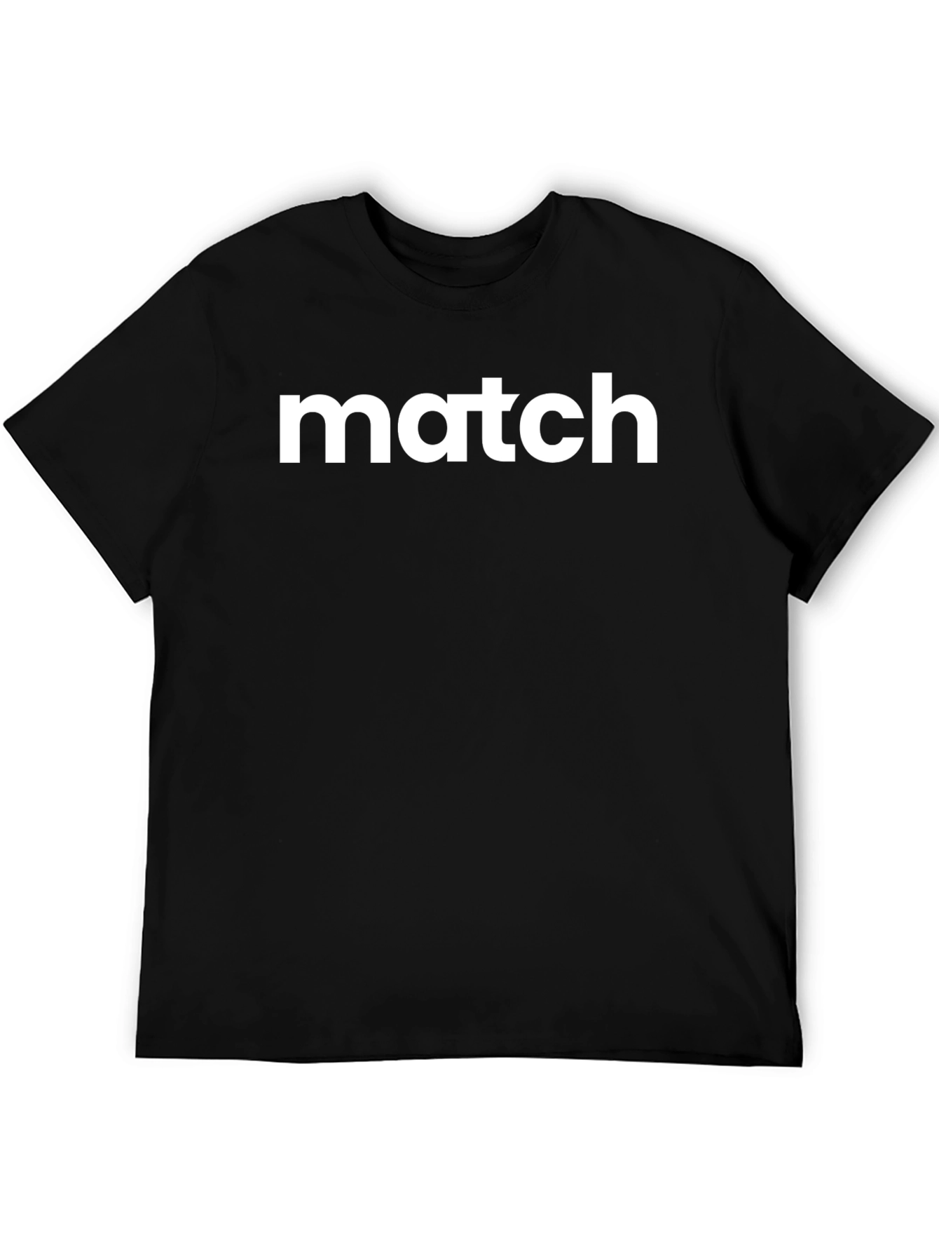 Match Graphic Tee - Bold Black Casual Wear