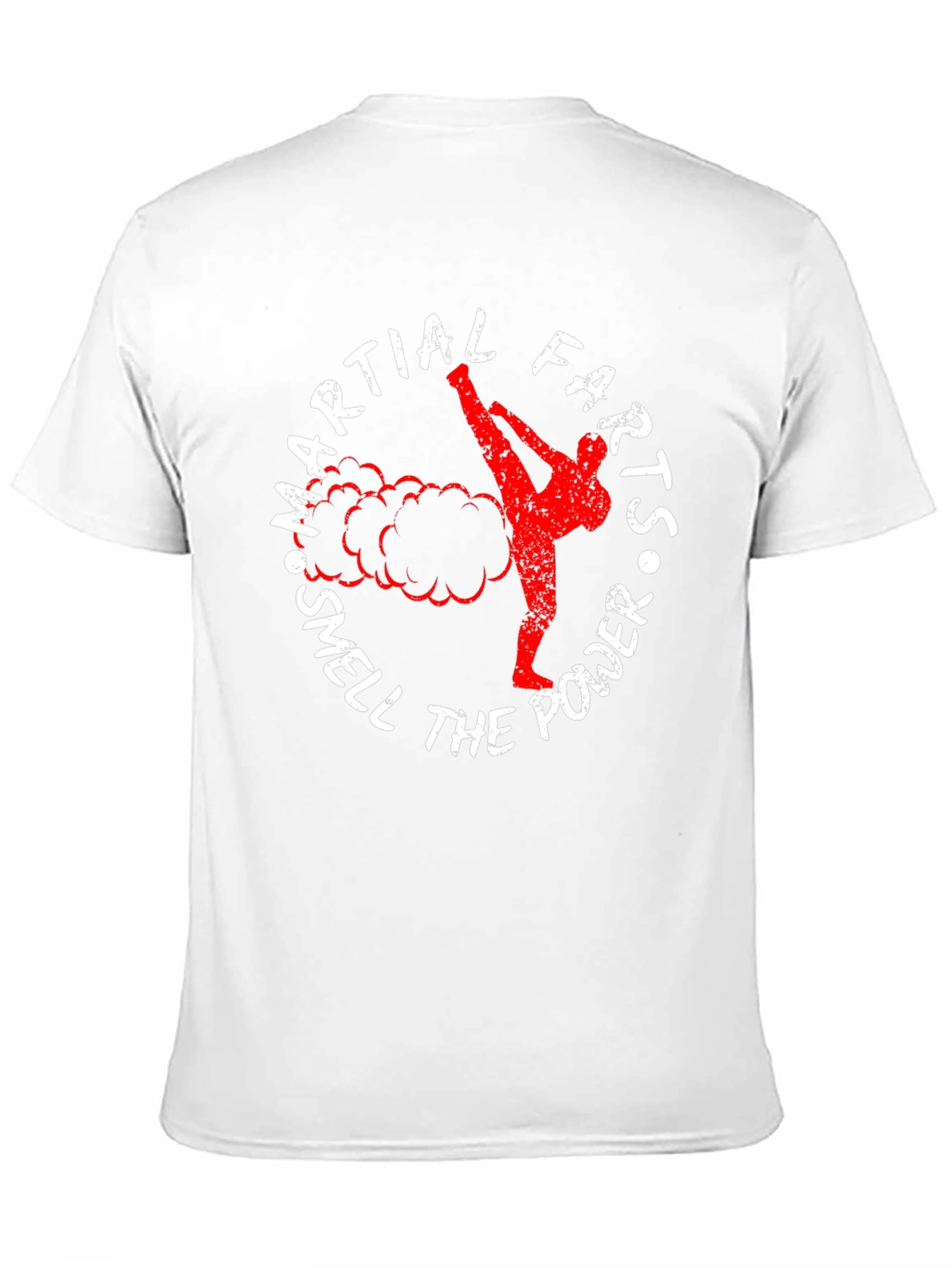 Martial Farts T-Shirt - Smell the Power Tee