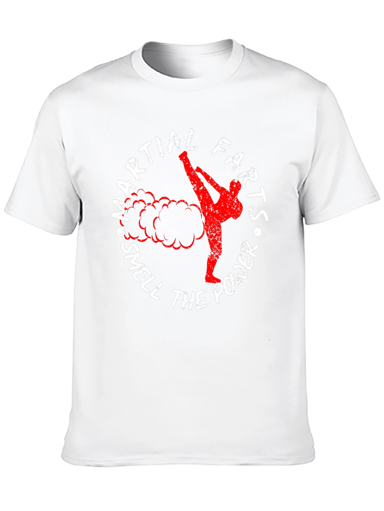 Martial Farts T-Shirt - Smell the Power Tee