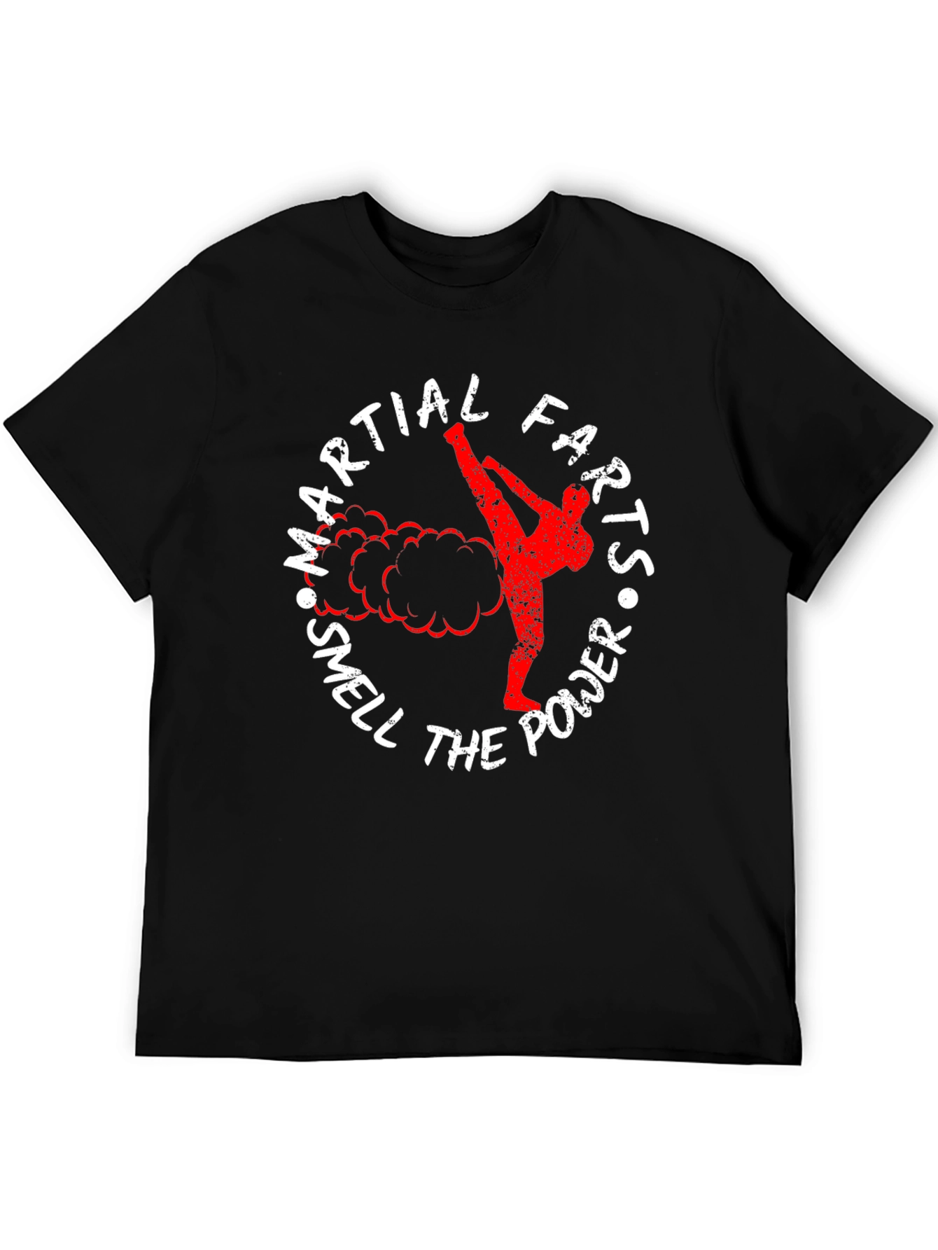 Martial Farts T-Shirt - Smell the Power Tee
