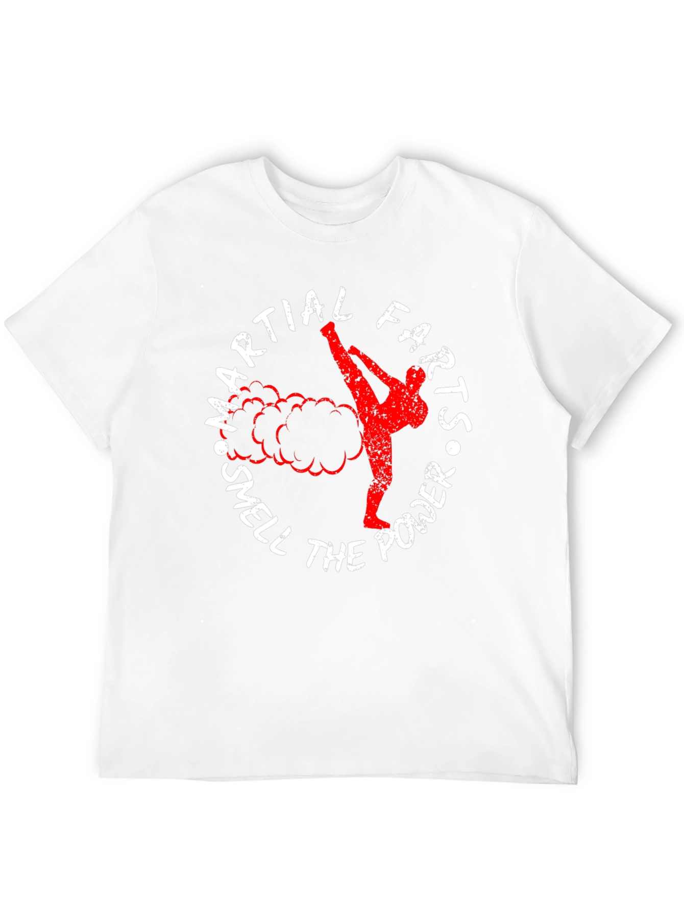 Martial Farts T-Shirt - Smell the Power Tee