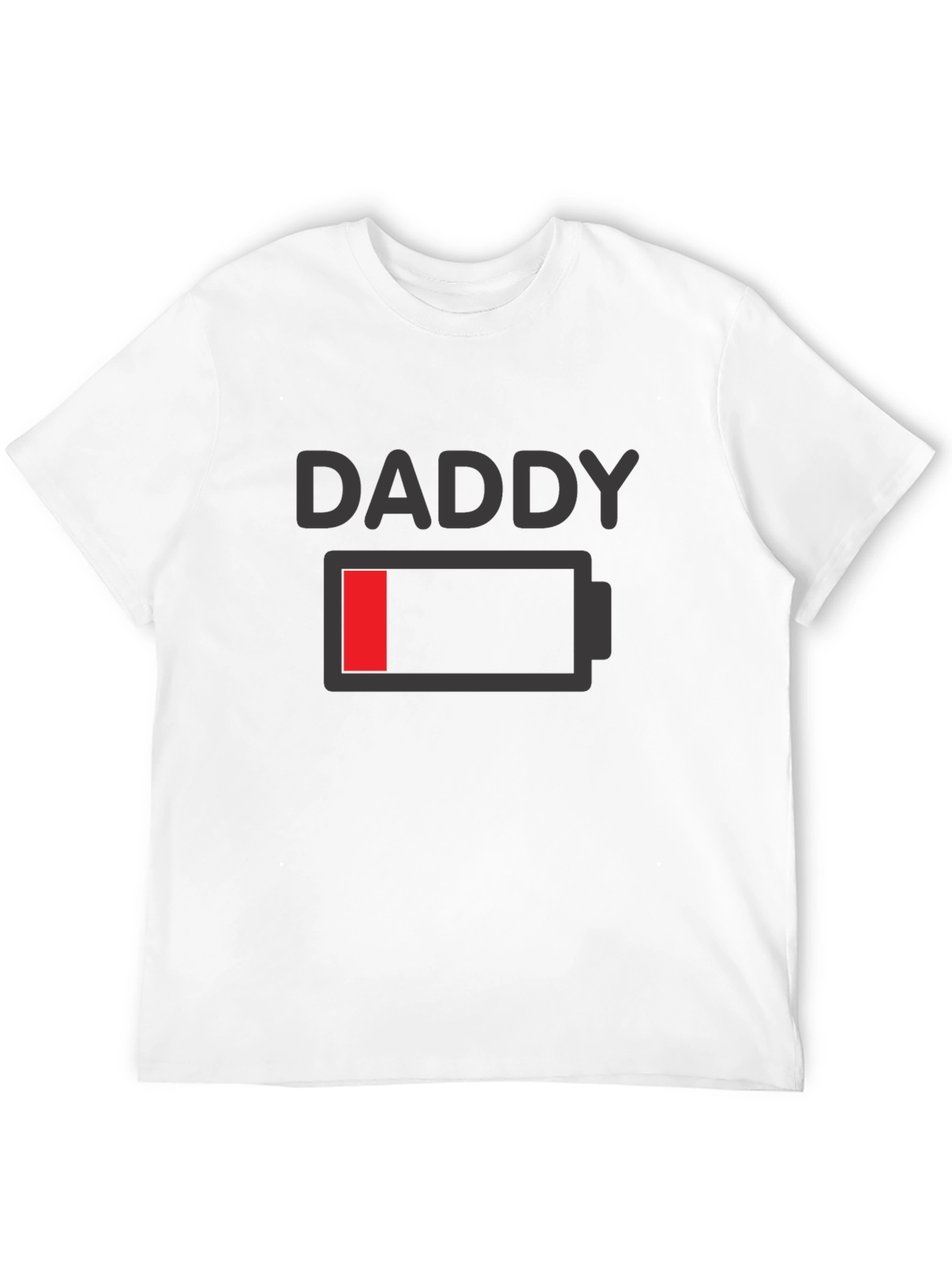 Daddy Low Battery Funny T-Shirt
