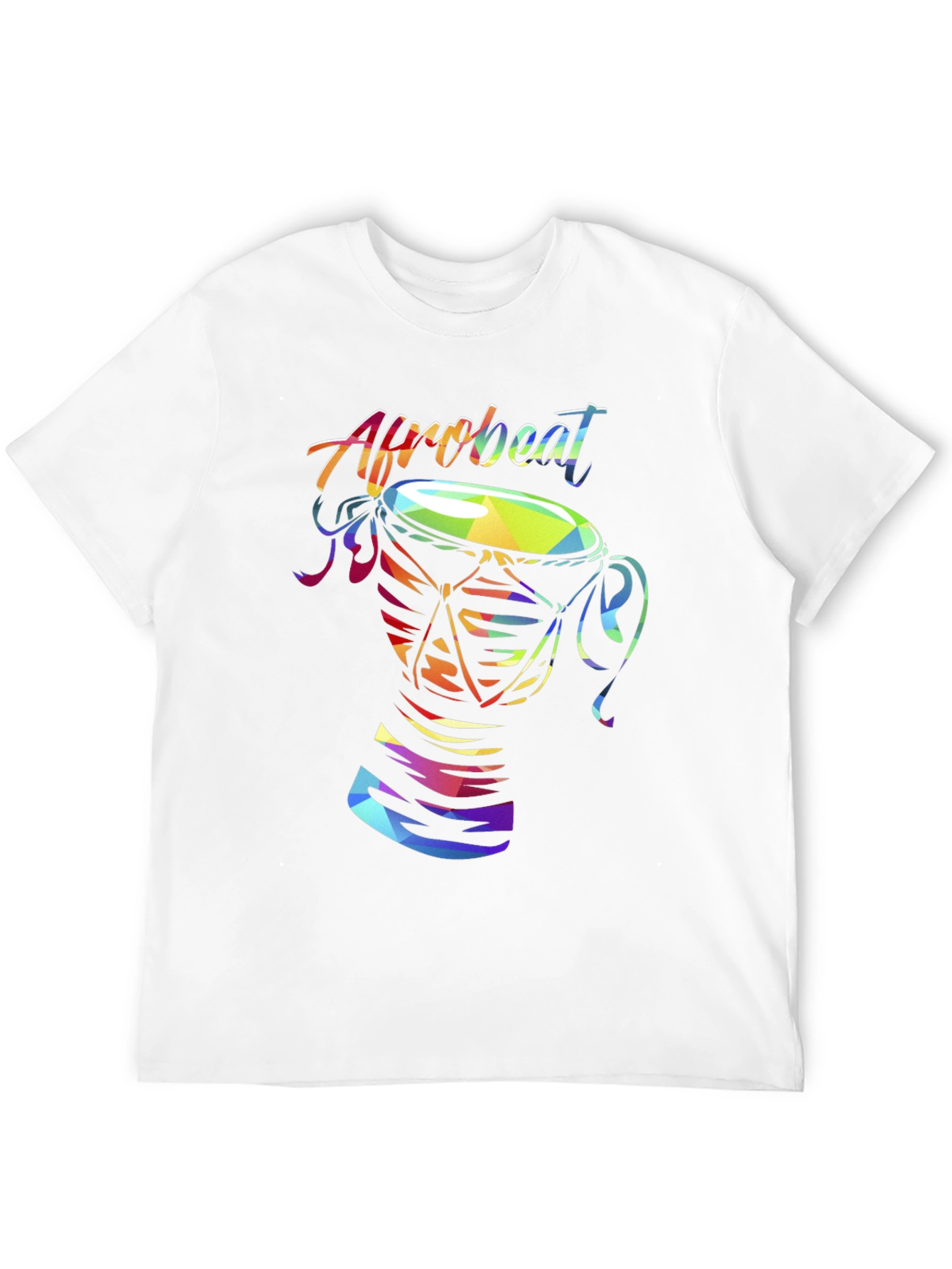 Afrobeat Drum Graphic Black T-Shirt