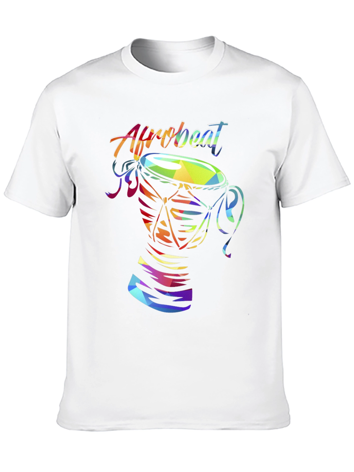 Afrobeat Drum Graphic Black T-Shirt