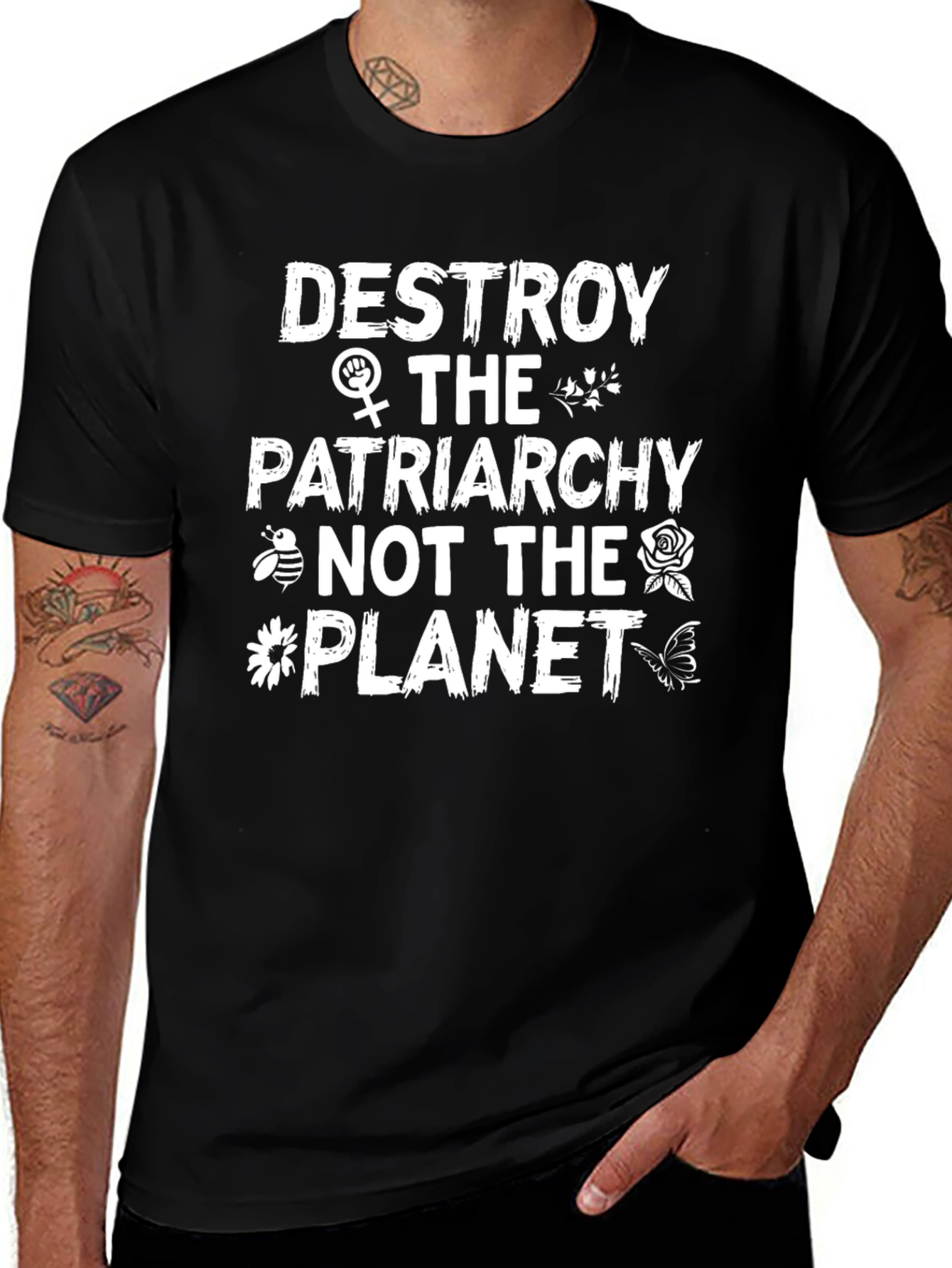 Destroy Patriarchy Not the Planet T-Shirt