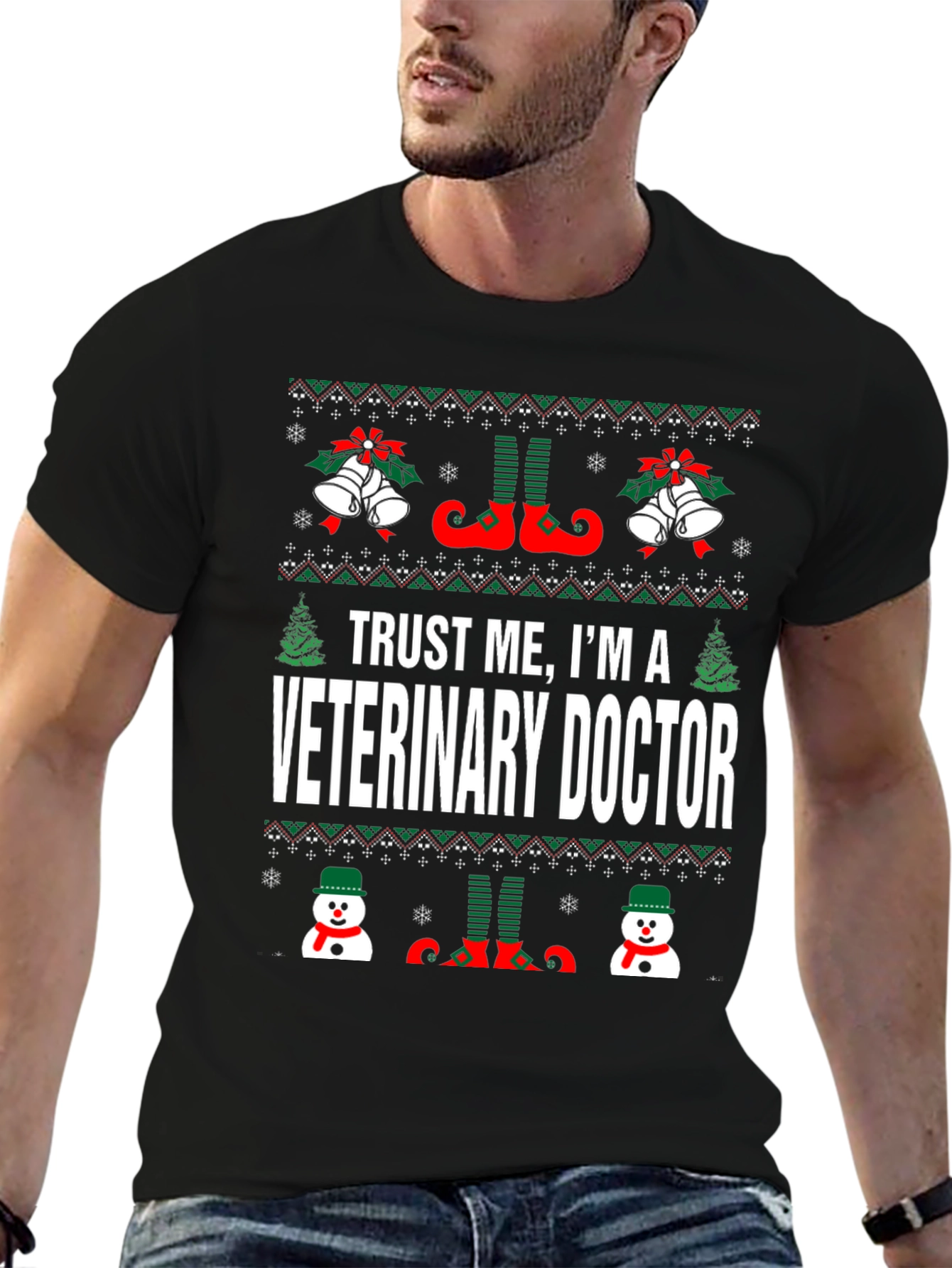 Veterinary Doctor Christmas T-Shirt