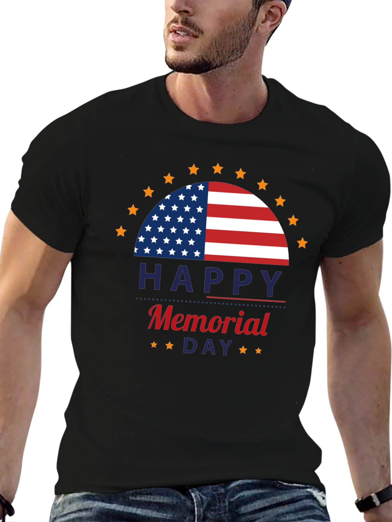 Memorial Day T-Shirt - Patriotic USA Design
