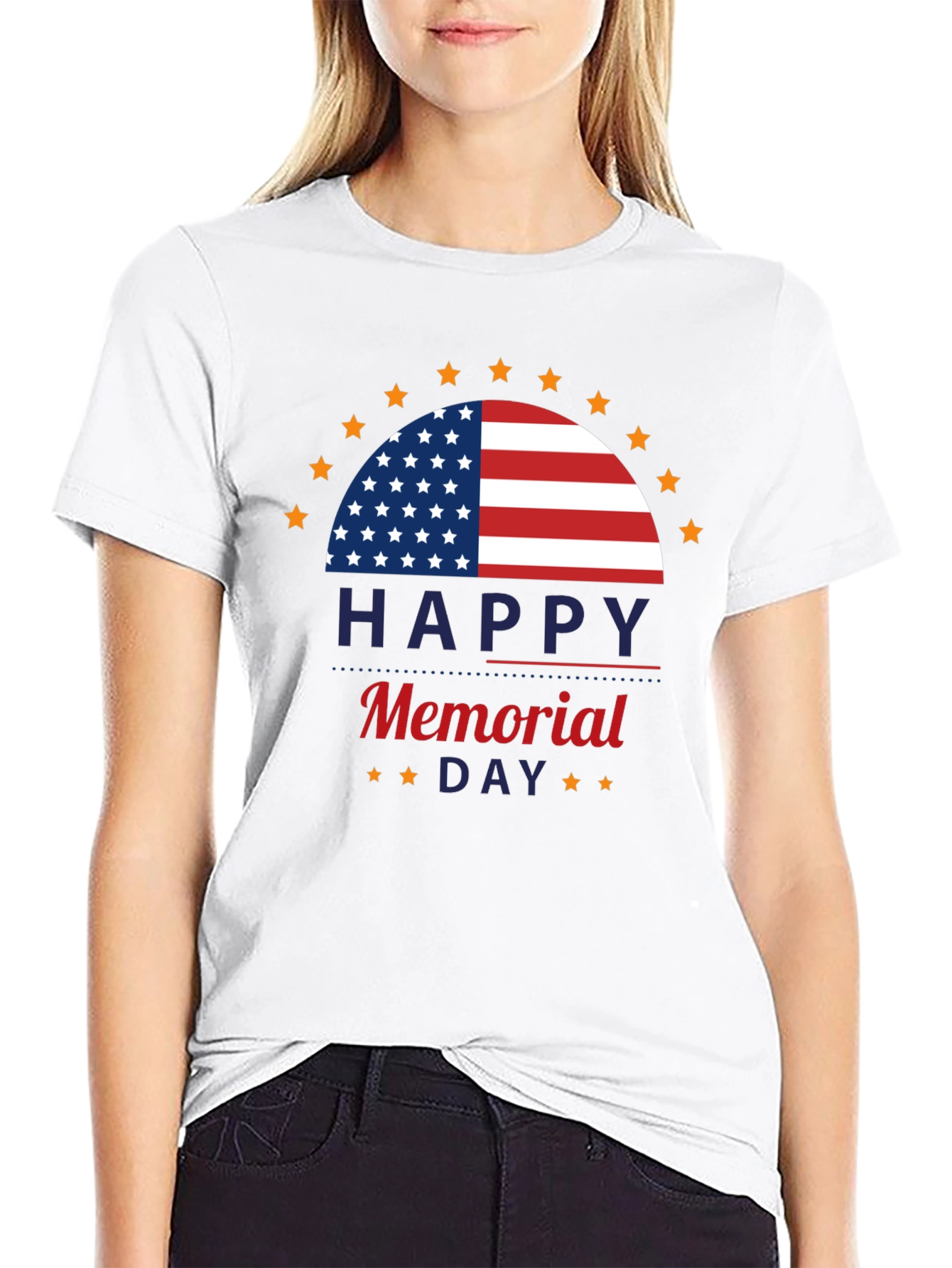 Memorial Day T-Shirt - Patriotic USA Design