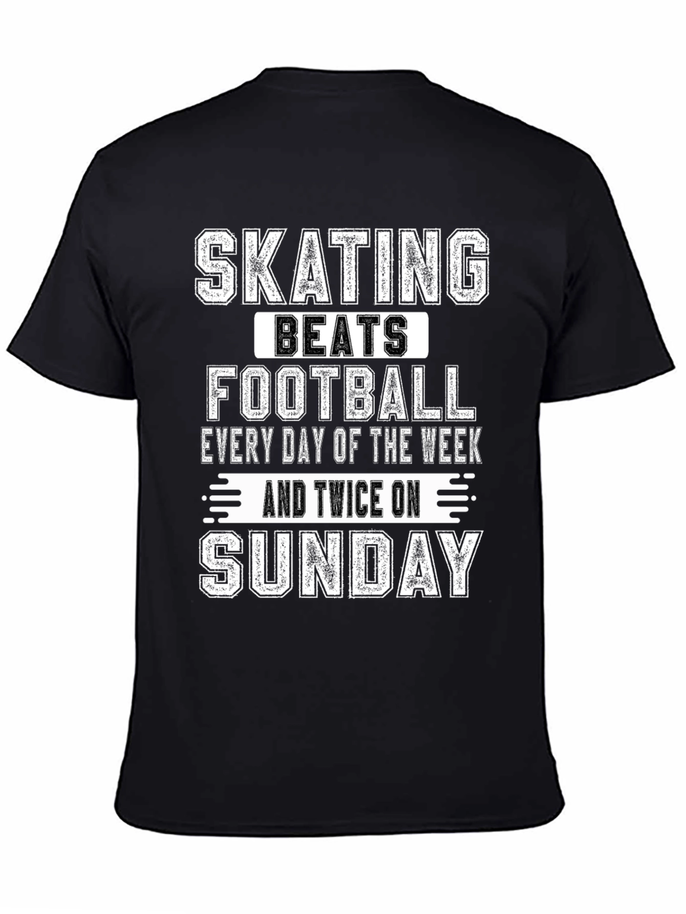 Skating Beats Football T-Shirt