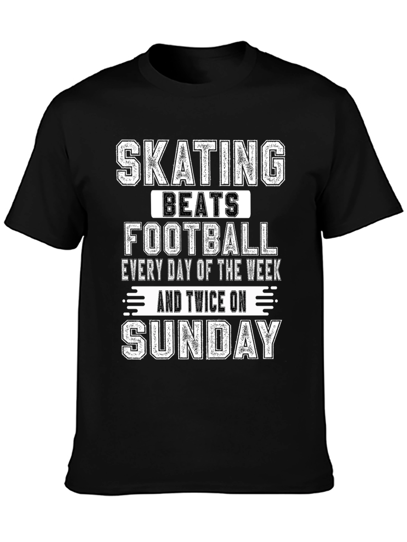 Skating Beats Football T-Shirt