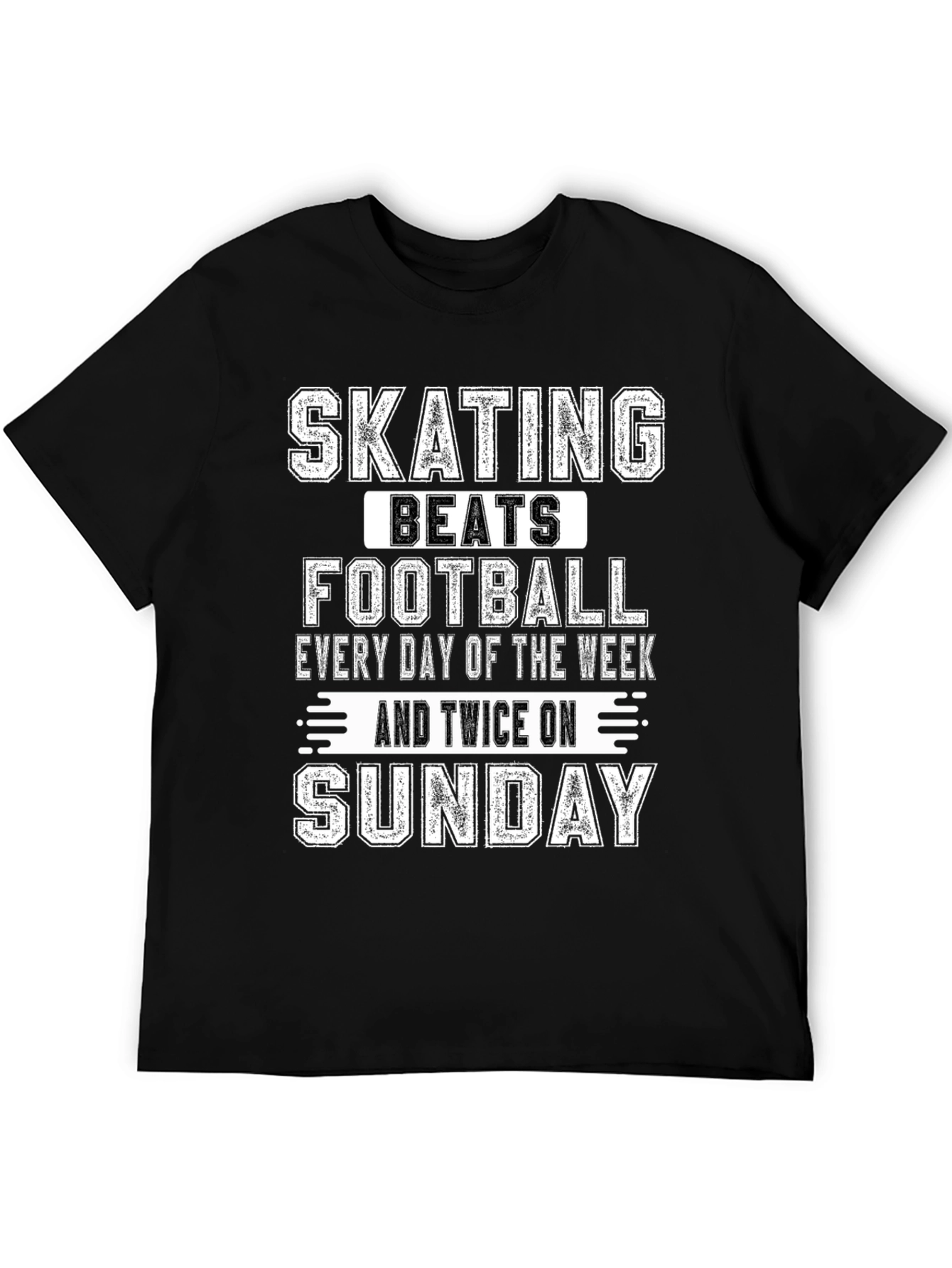 Skating Beats Football T-Shirt