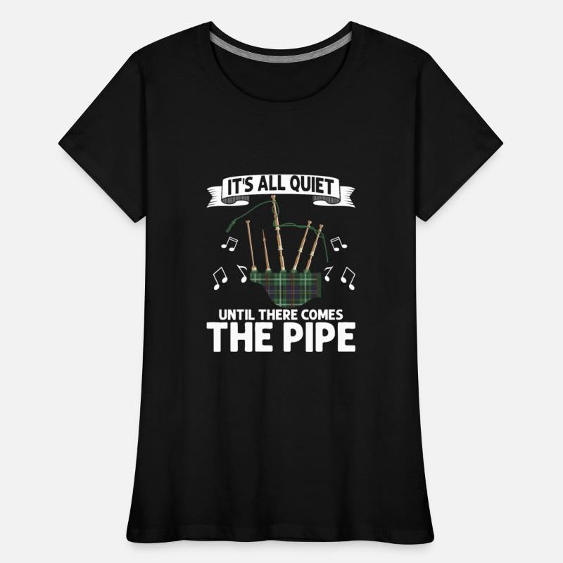 It's All Quite Until There Comes The Pipe Bagpiper