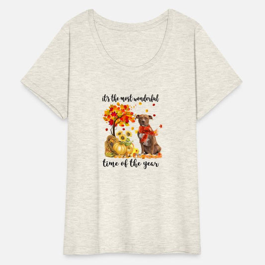 It'S The Most Wonderful Autumn Time Pitbull Pumpki