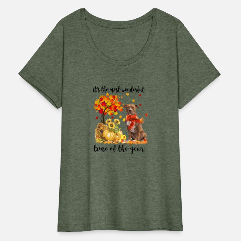 It'S The Most Wonderful Autumn Time Pitbull Pumpki