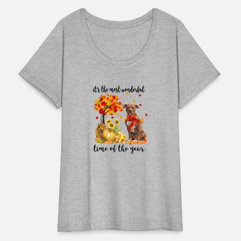 It'S The Most Wonderful Autumn Time Pitbull Pumpki