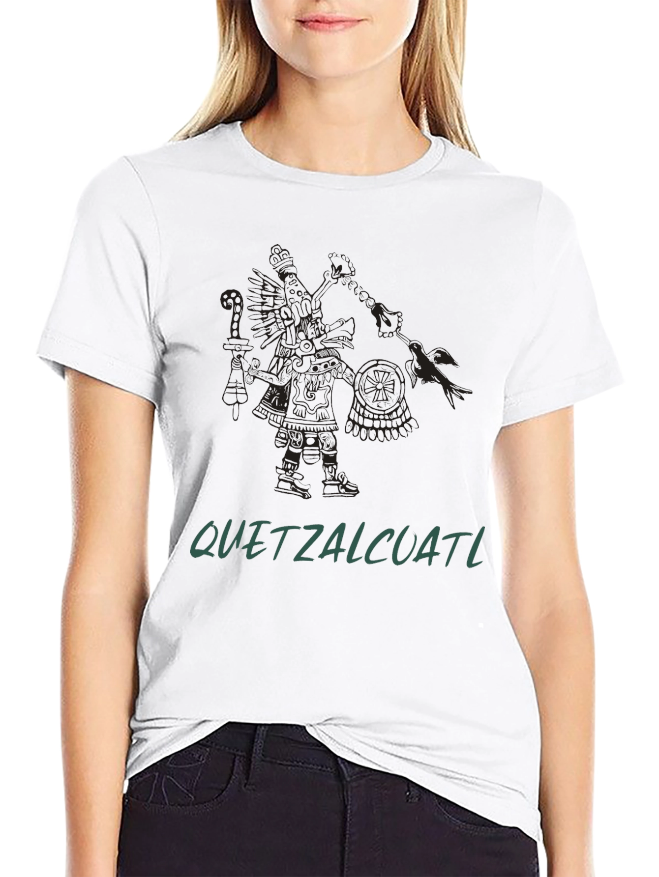 Quetzalcoatl T-Shirt - Aztec Serpent God Tee