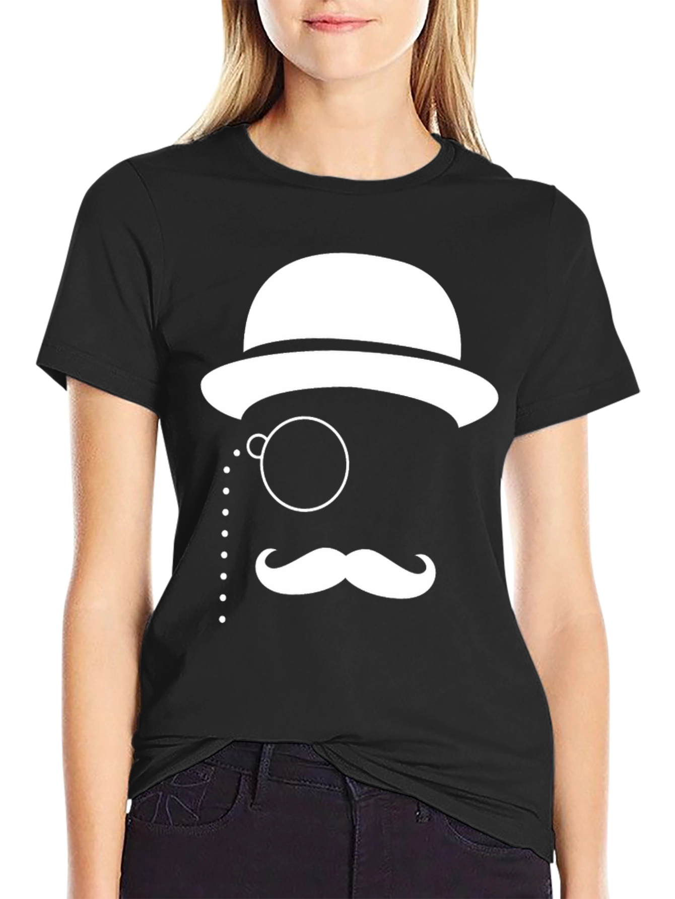 Monocle Man Graphic Tee - Unique Style