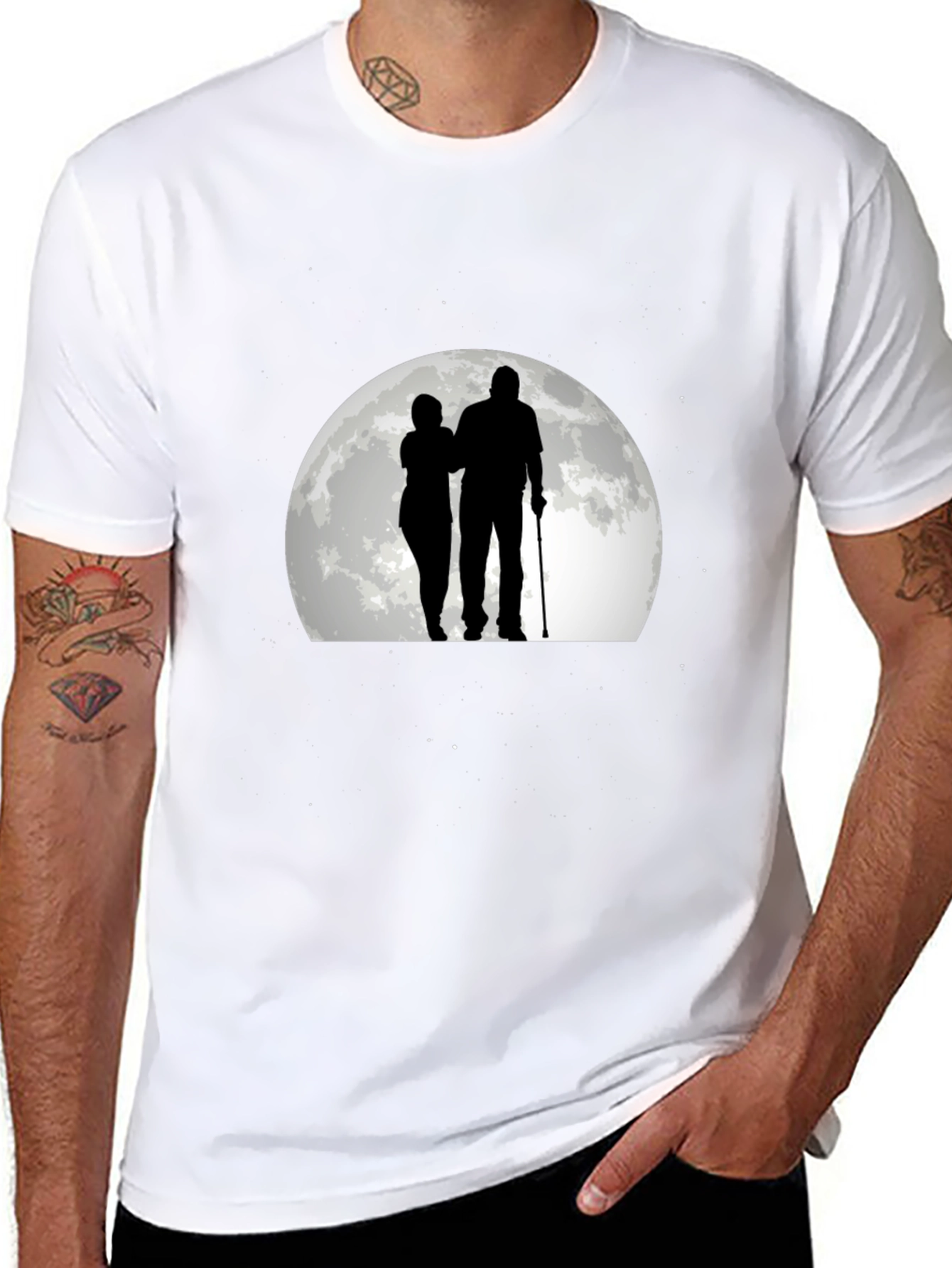 Romantic Moonlit Stroll T-Shirt