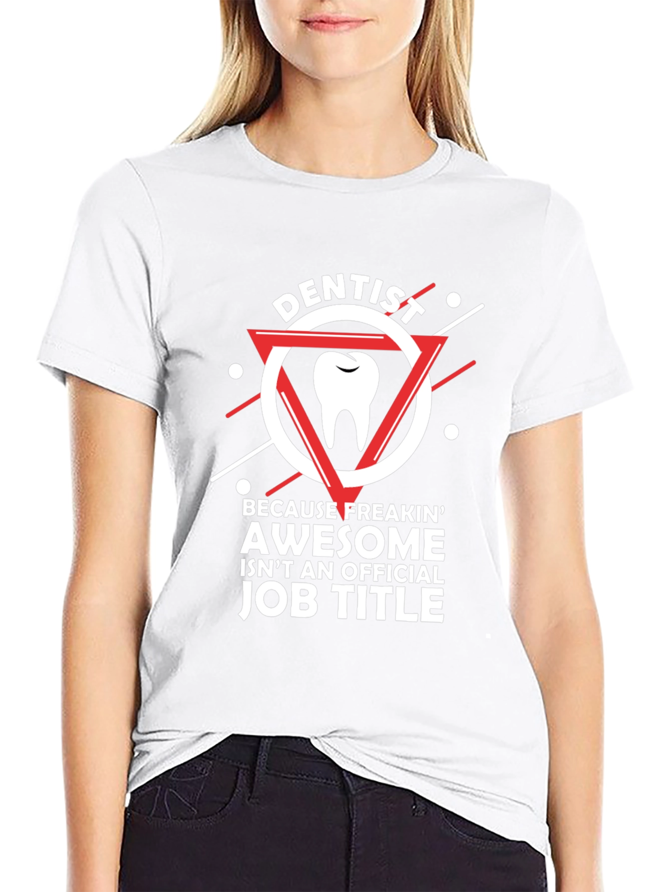 Dentist Awesome Job Title T-Shirt