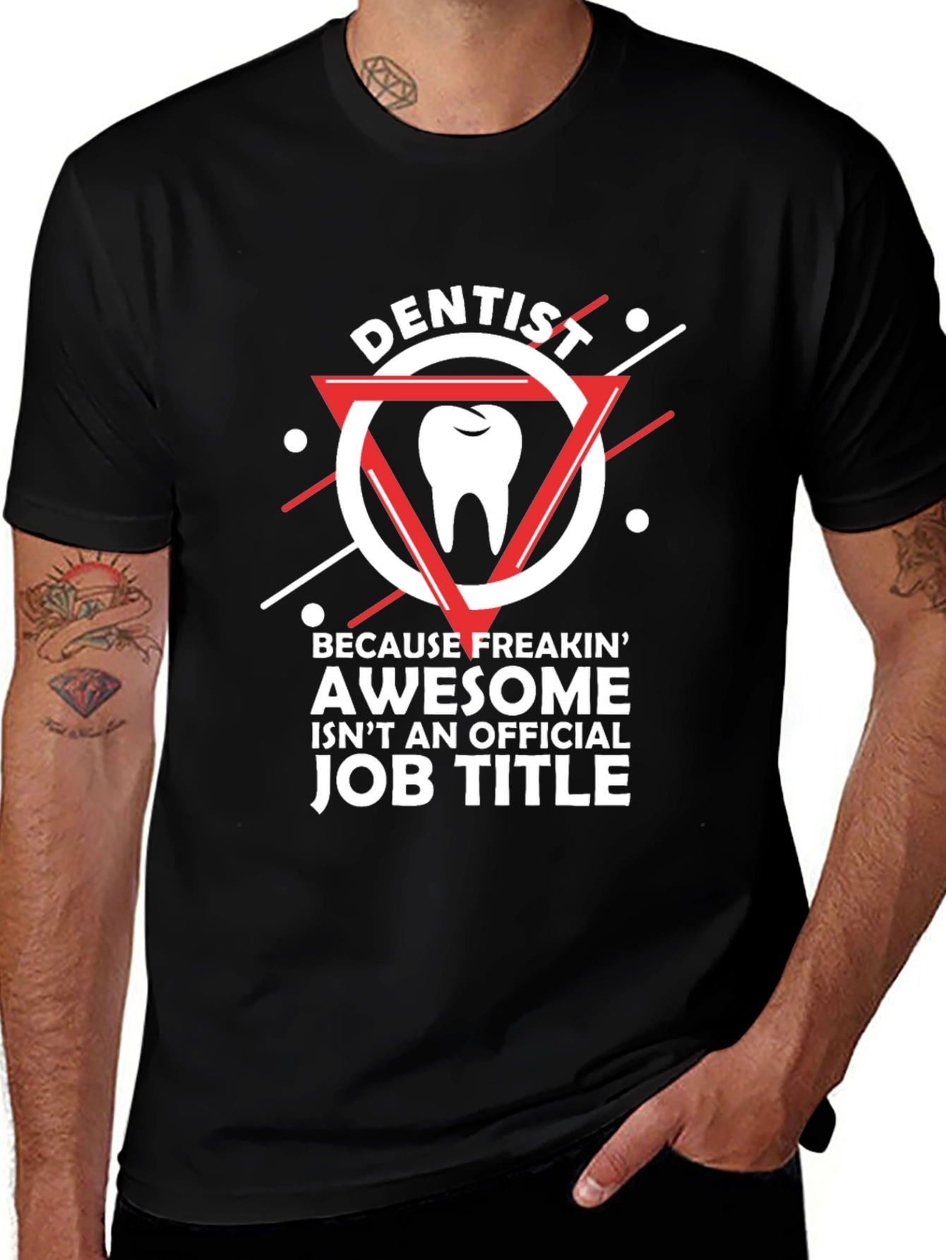 Dentist Awesome Job Title T-Shirt