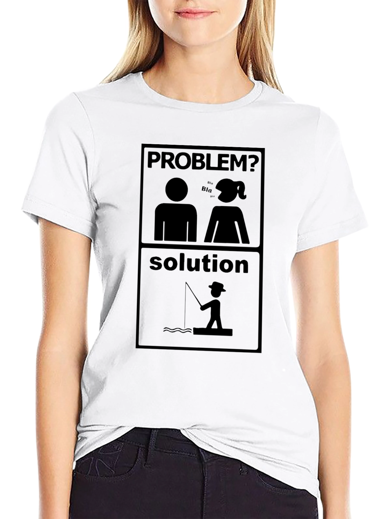 Problem? Solution - Funny Fishing T-Shirt