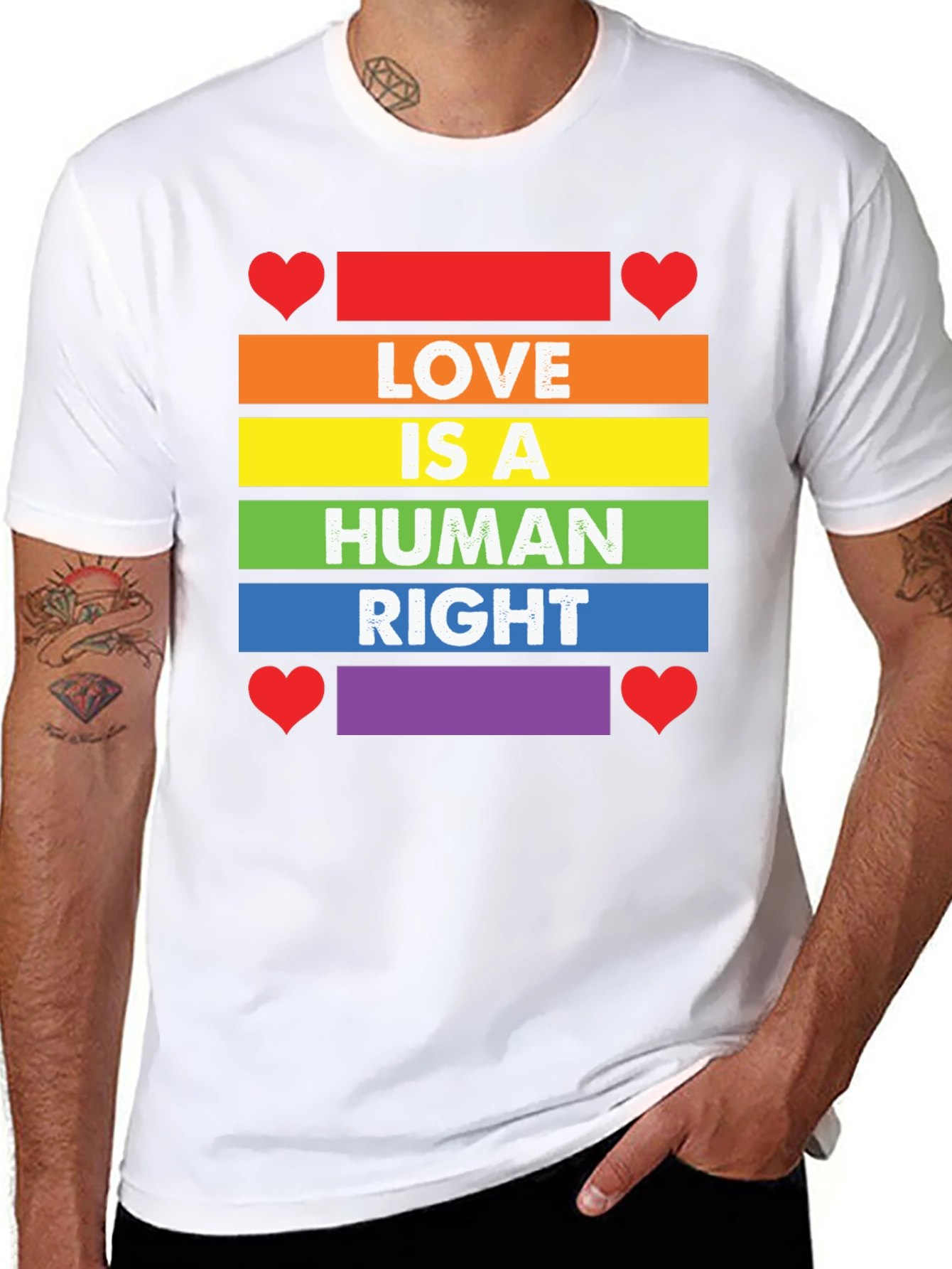 Love is a Human Right Pride T-Shirt
