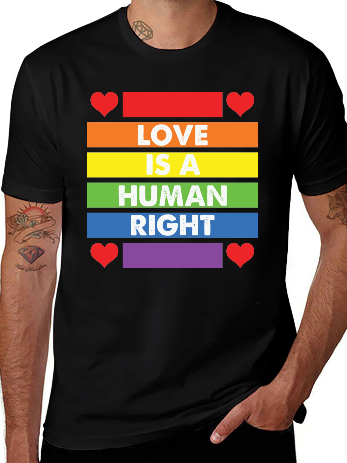 Love is a Human Right Pride T-Shirt
