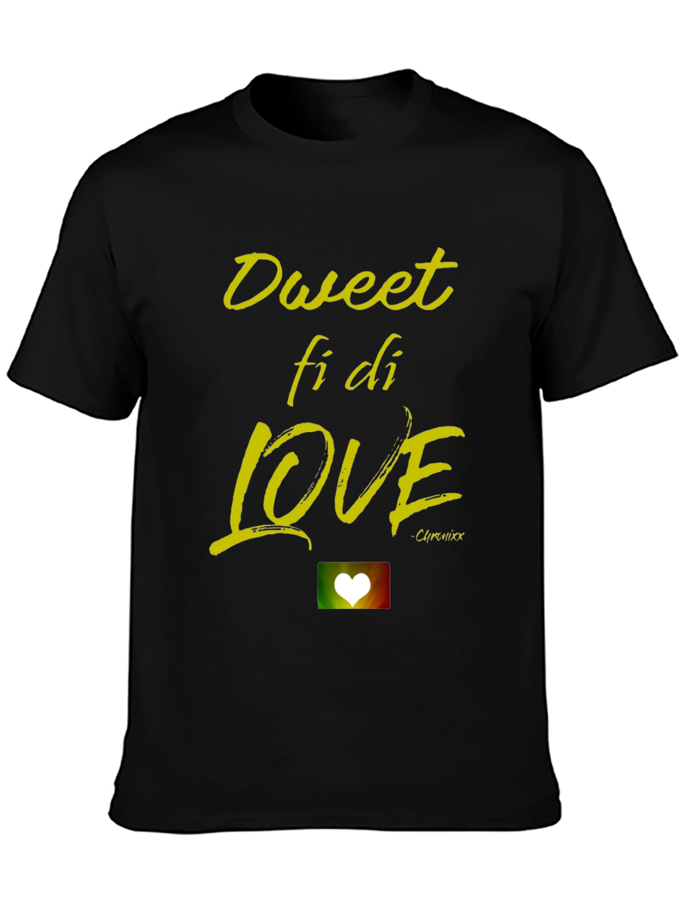 Dweet Fi Di Love T-Shirt - Reggae Inspired Design
