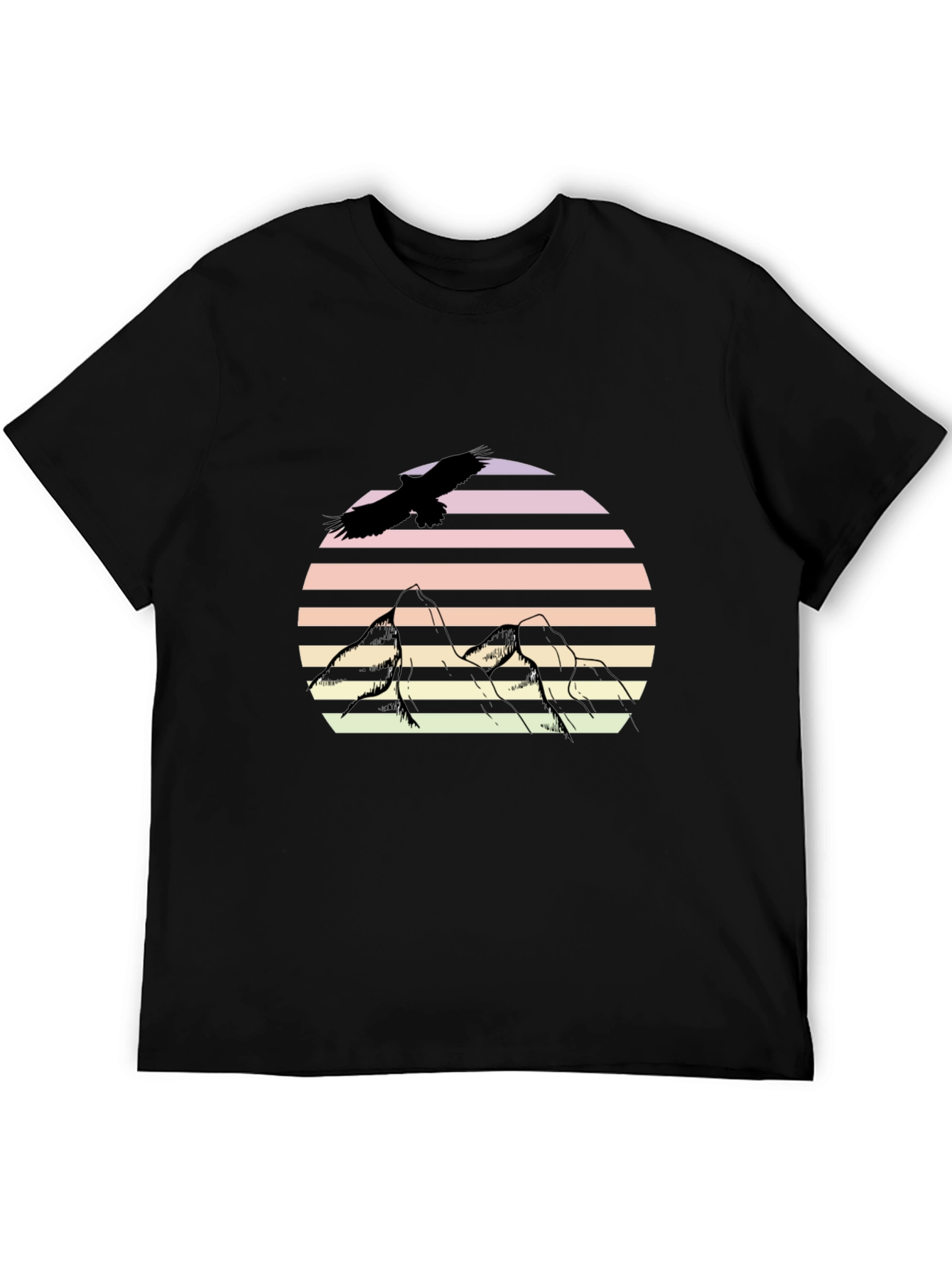 Retro Mountain Eagle T-Shirt