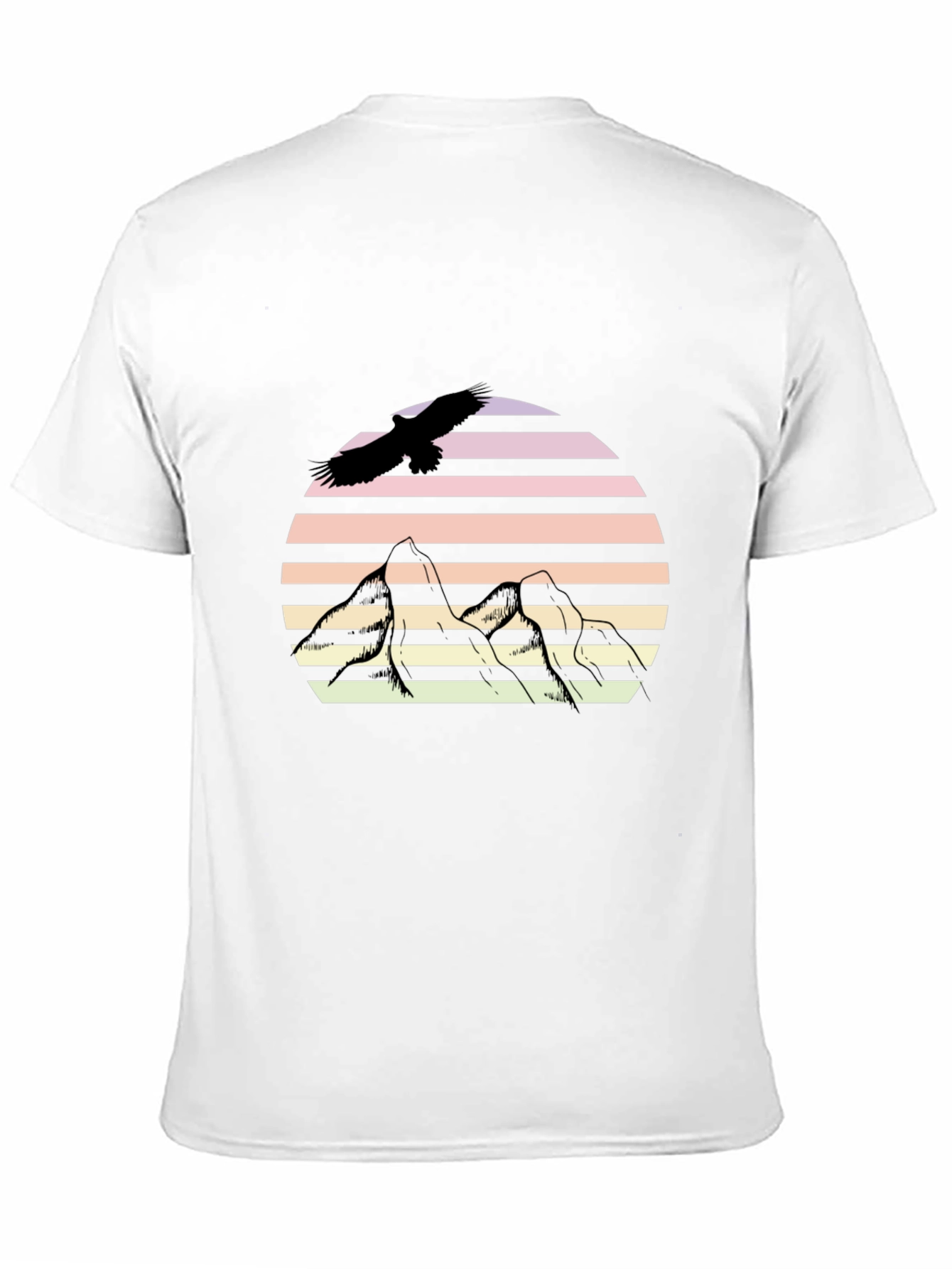 Retro Mountain Eagle T-Shirt