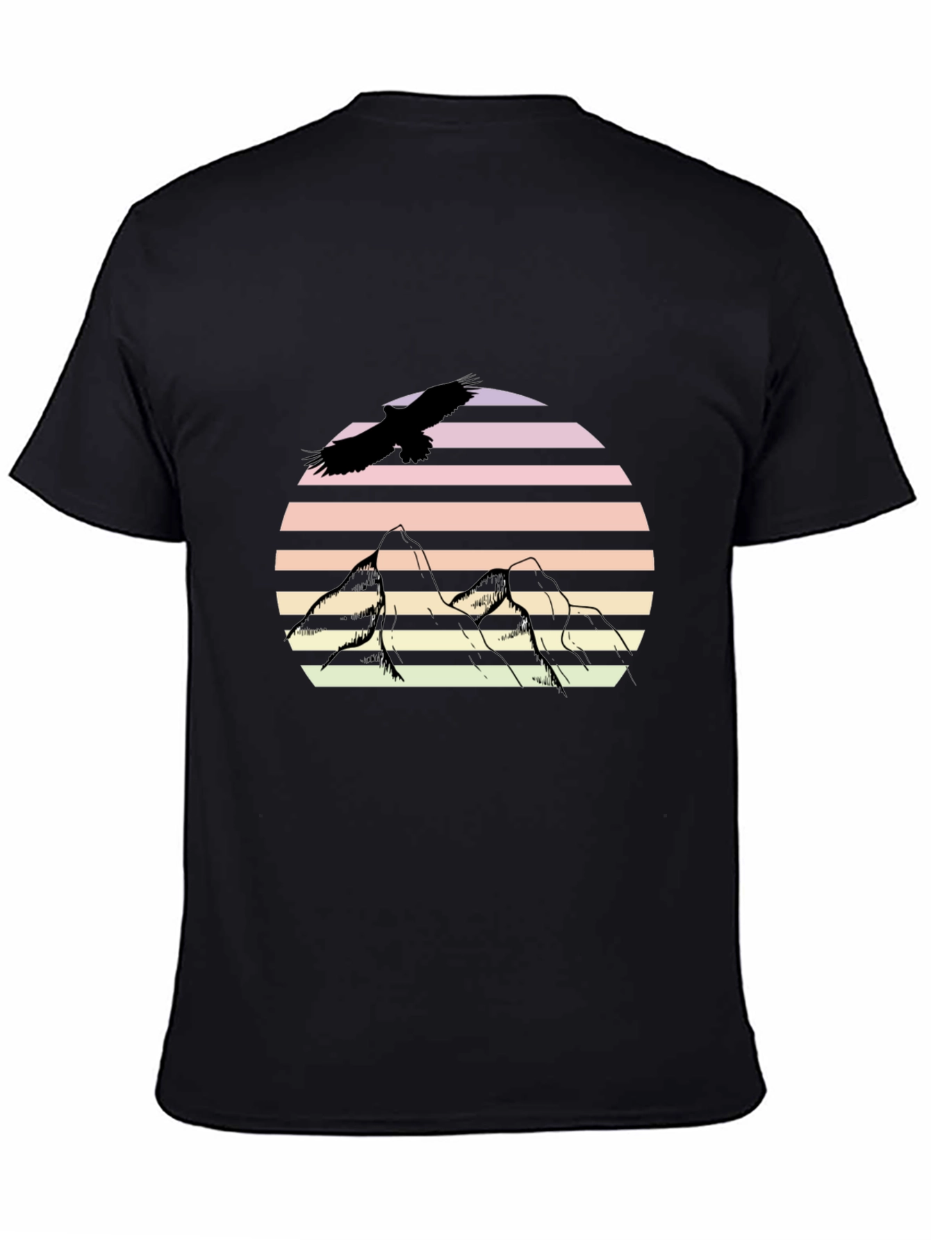 Retro Mountain Eagle T-Shirt
