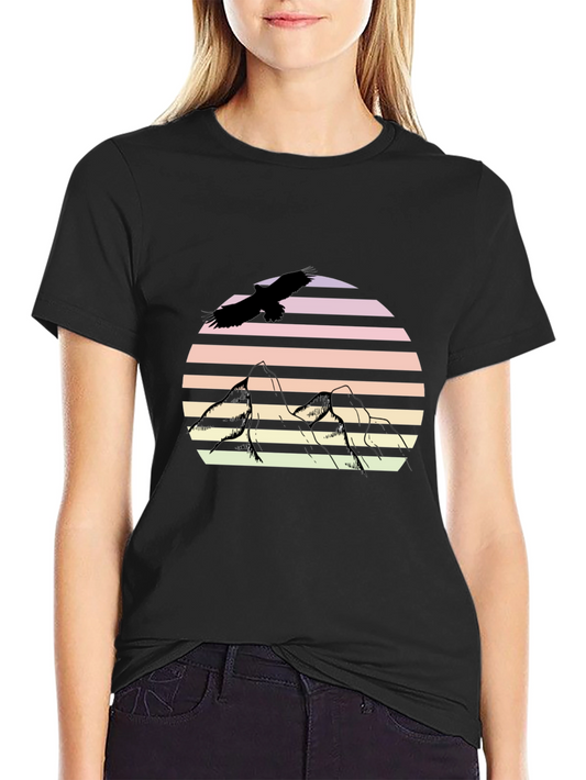 Retro Mountain Eagle T-Shirt