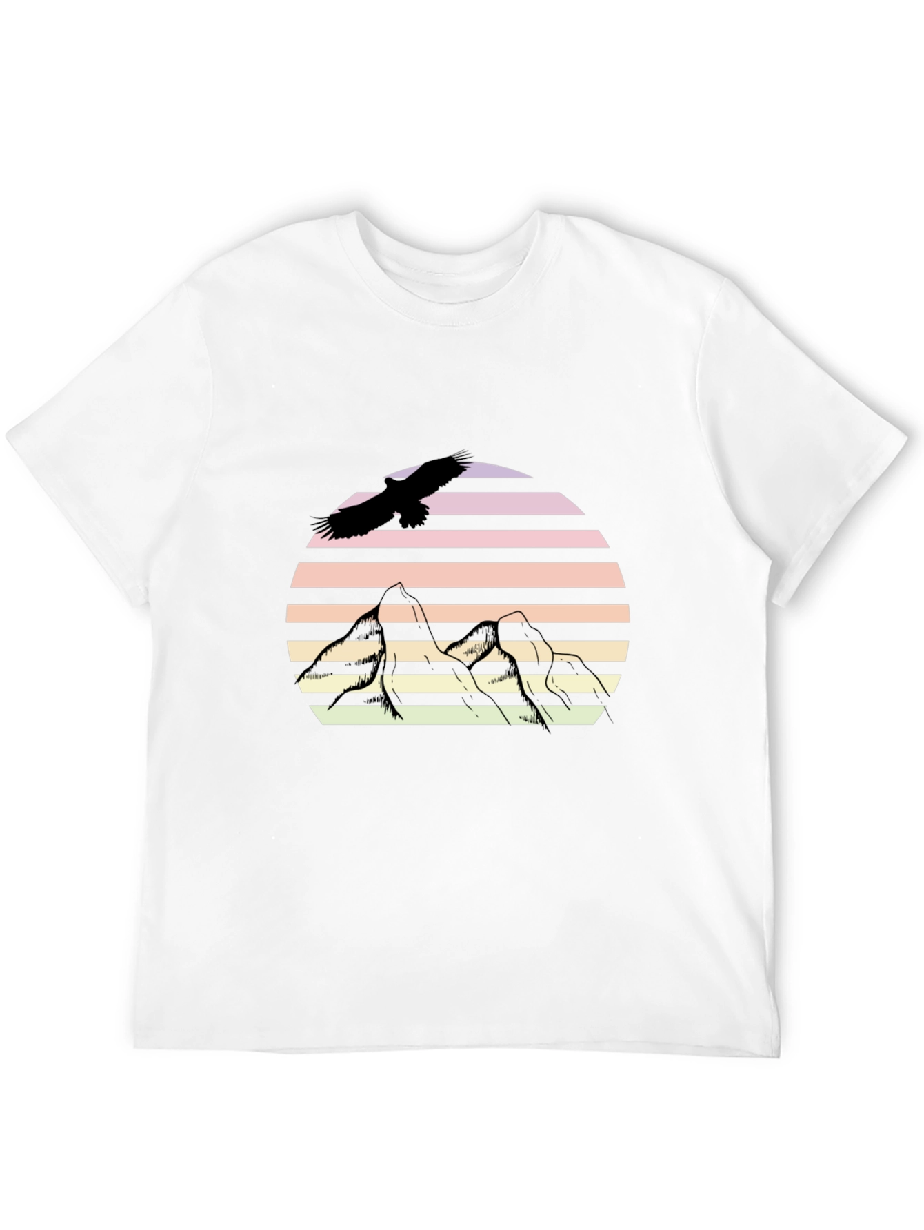 Retro Mountain Eagle T-Shirt
