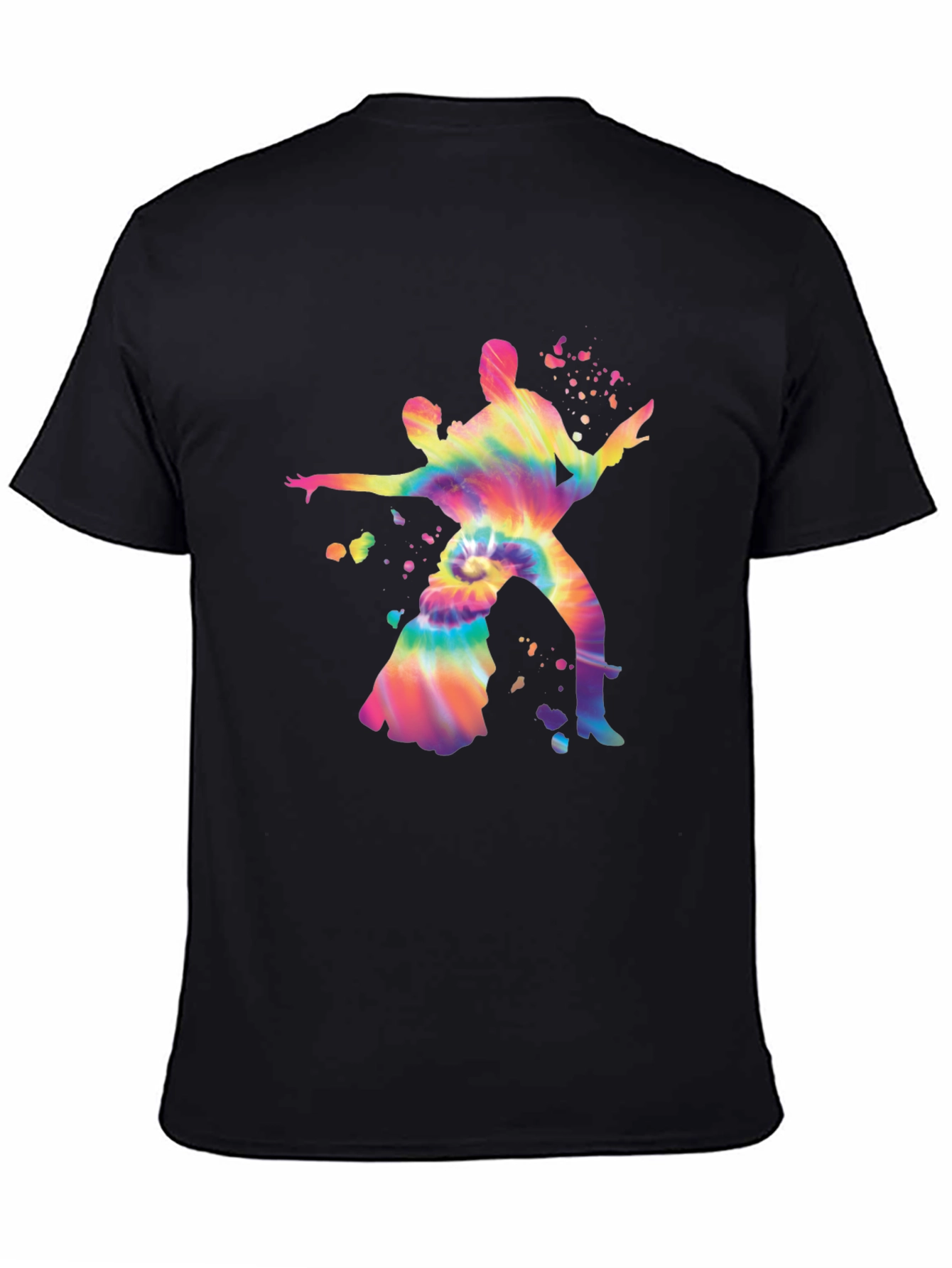 Dancing Couple Tie-Dye Graphic Tee
