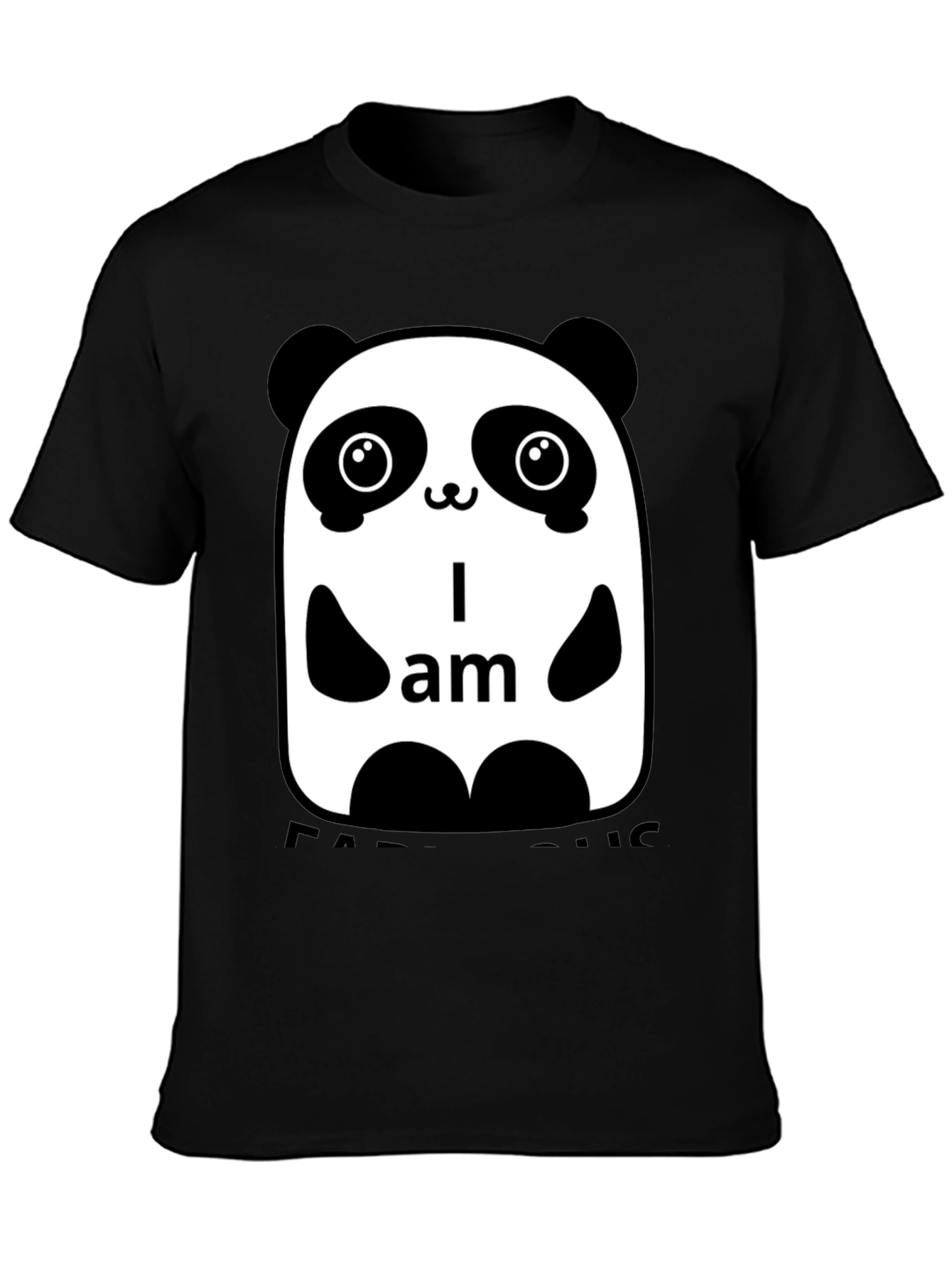I am Fat PUG Panda T-Shirt