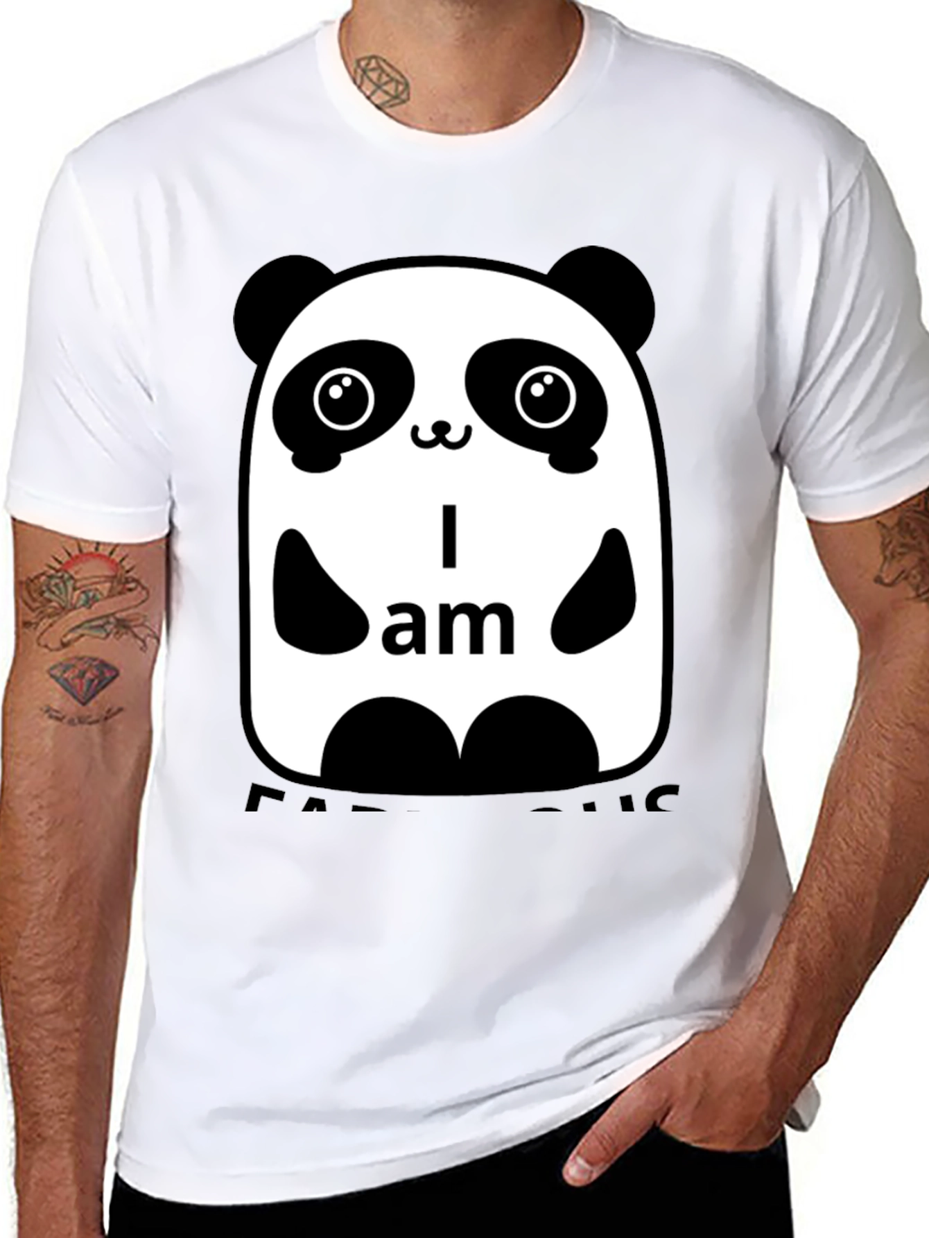 I am Fat PUG Panda T-Shirt