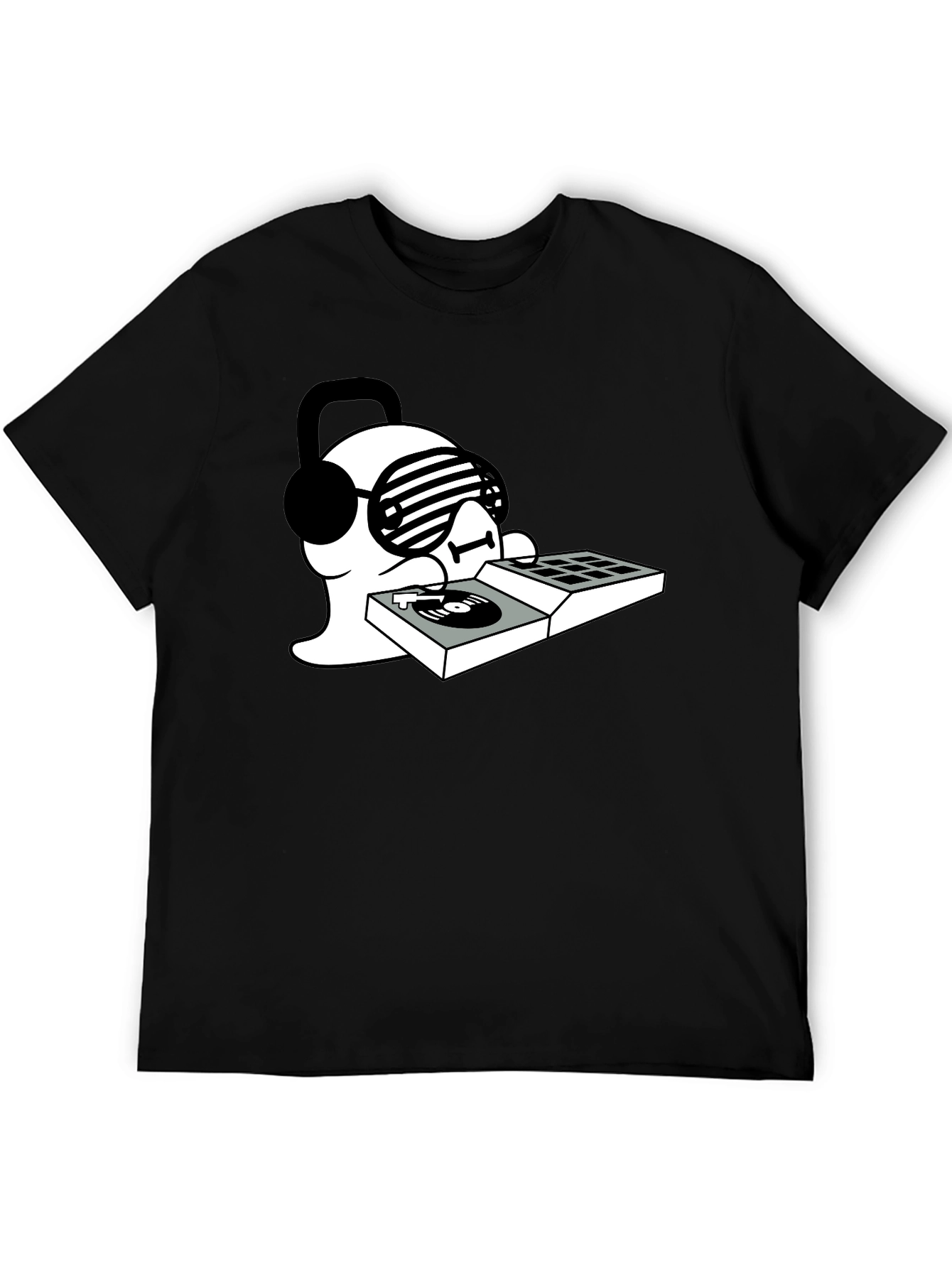 DJ Ghost T-Shirt - Black Graphic Tee