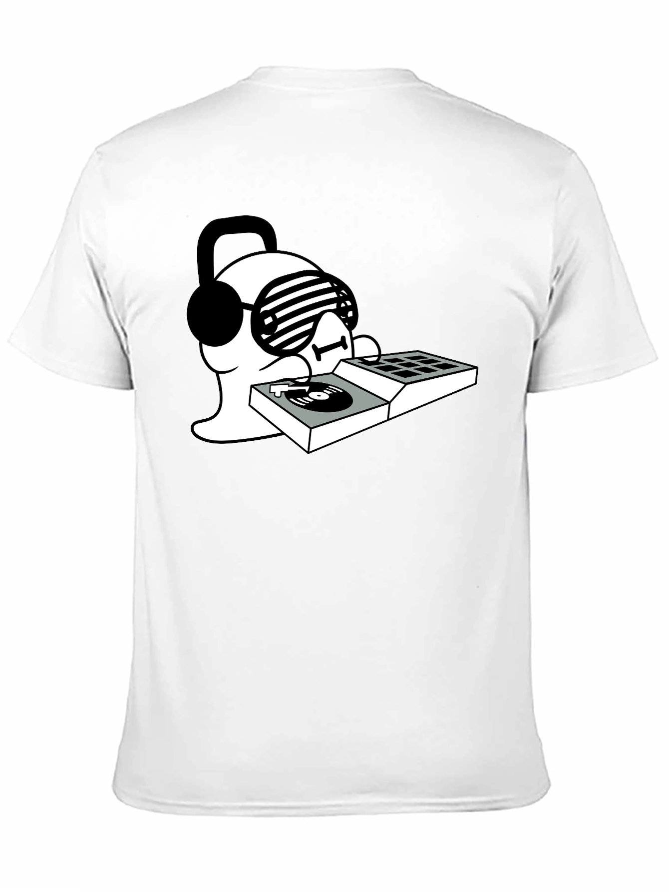 DJ Ghost T-Shirt - Black Graphic Tee
