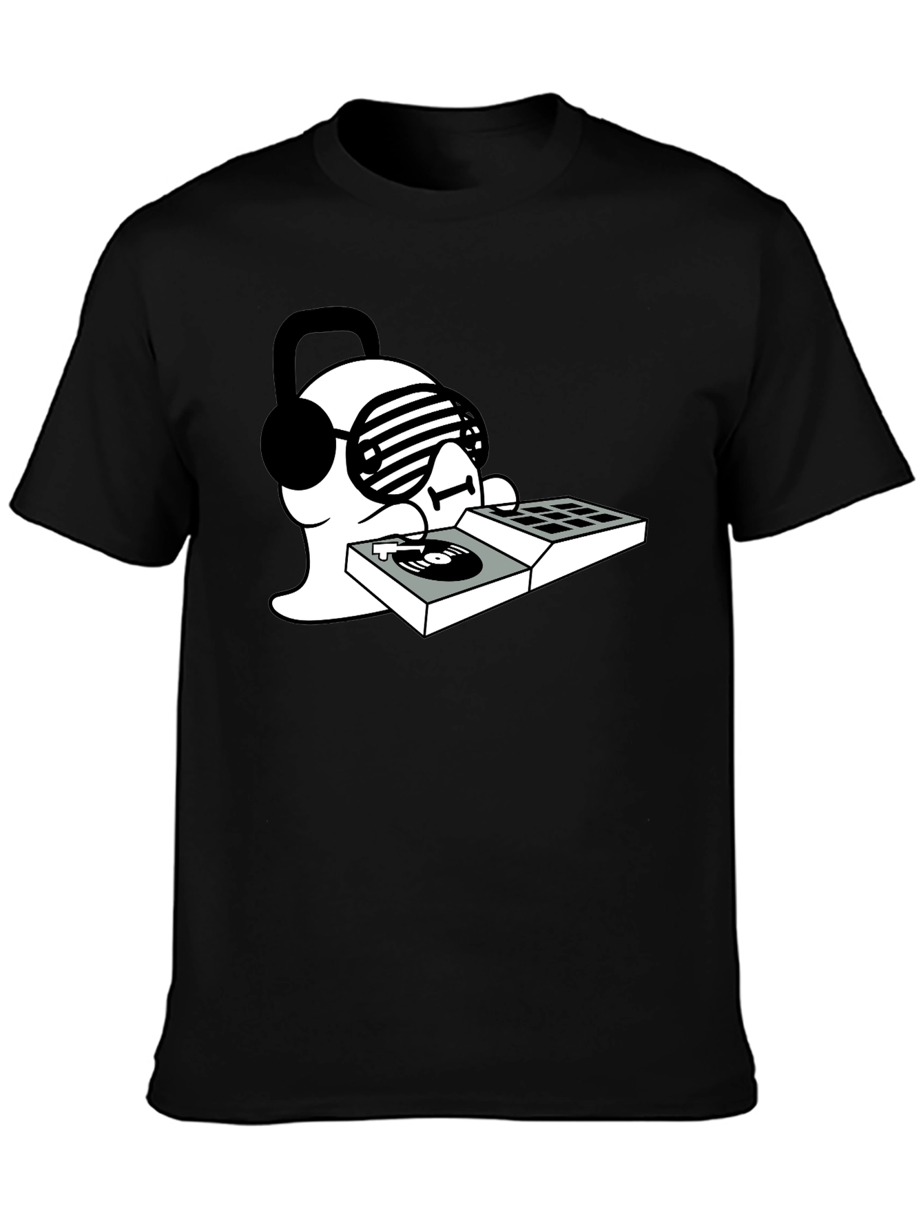 DJ Ghost T-Shirt - Black Graphic Tee