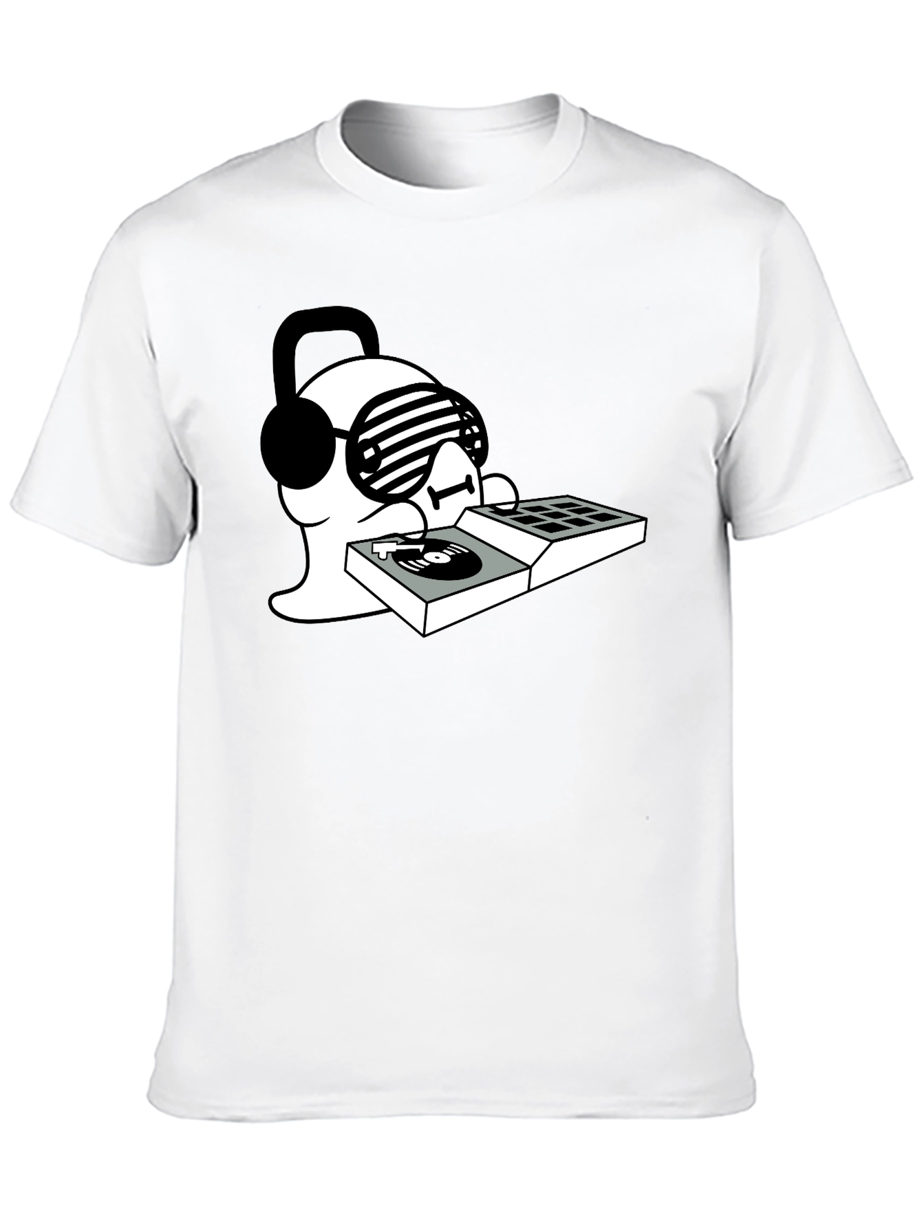 DJ Ghost T-Shirt - Black Graphic Tee