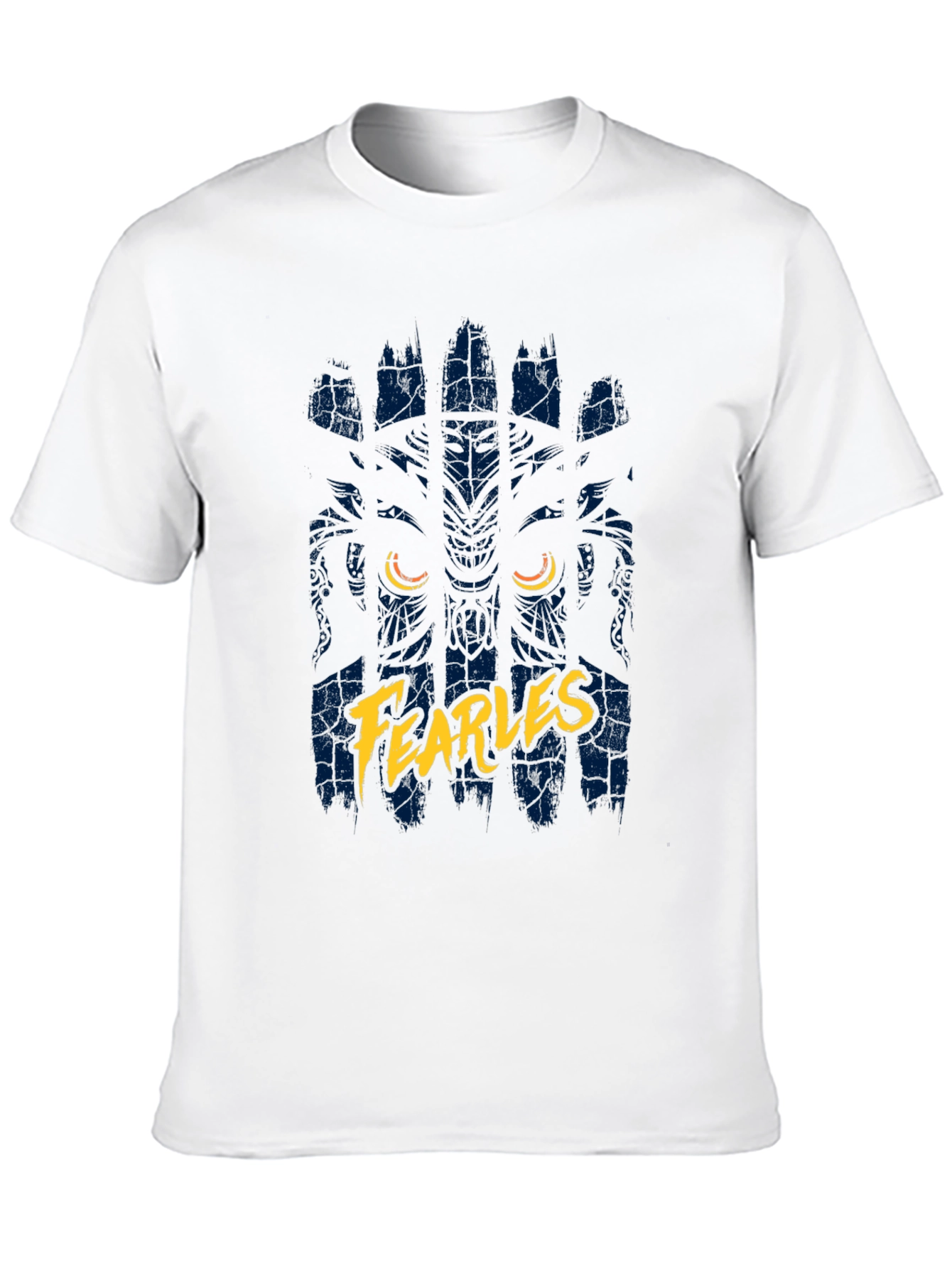 Fearless Lion Graphic T-Shirt - Black