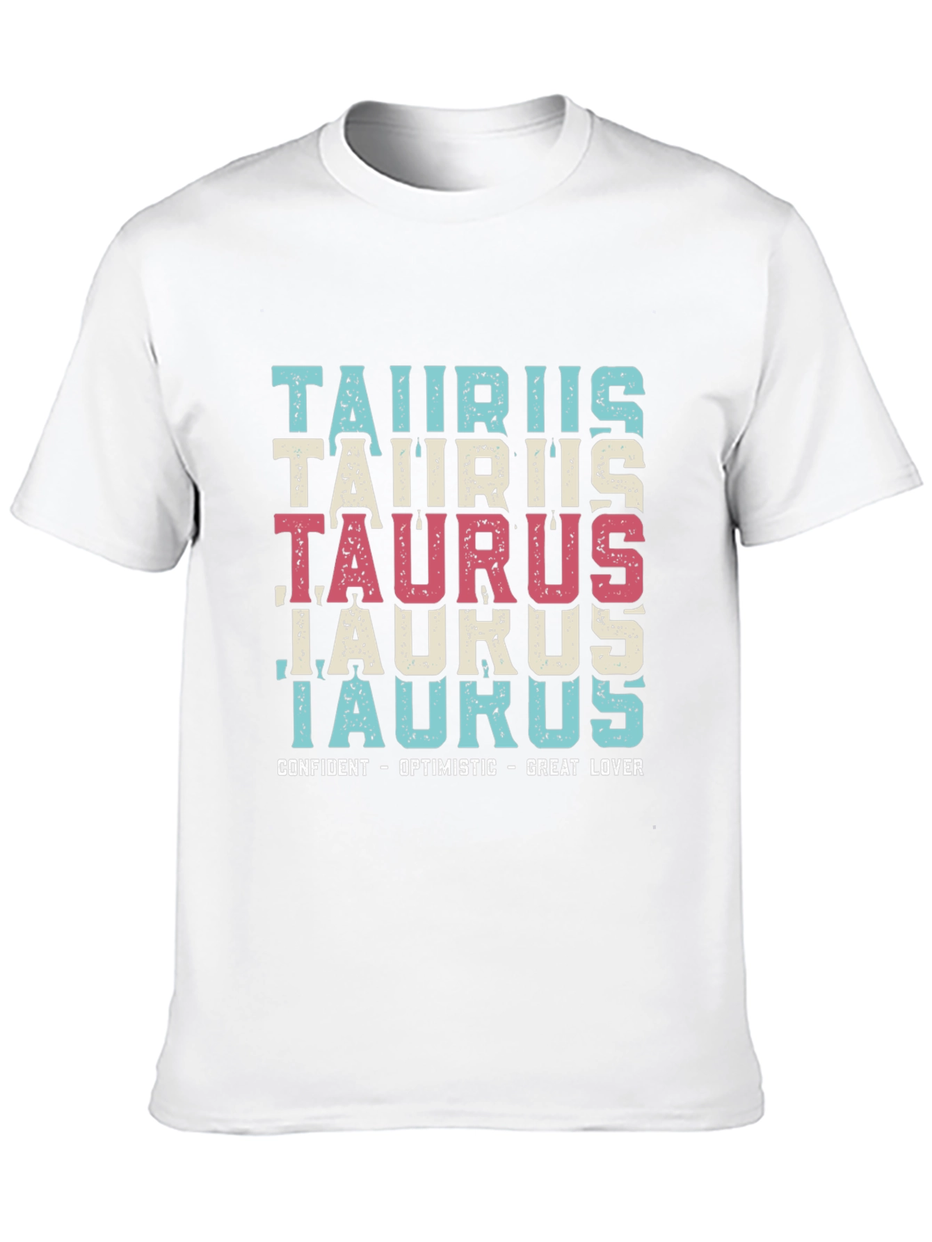 Taurus Zodiac Sign T-Shirt - Confident Optimistic Great Lover