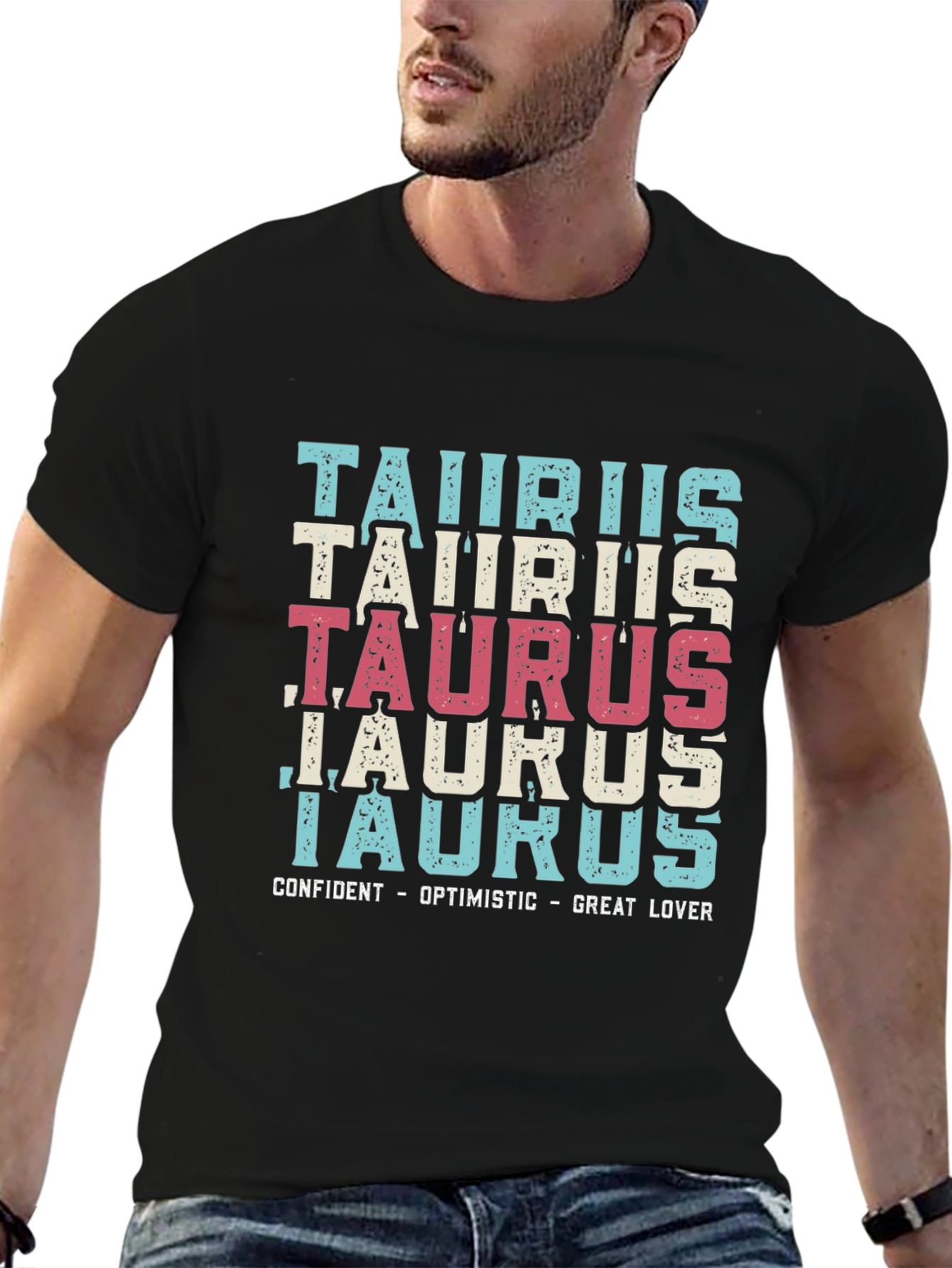 Taurus Zodiac Sign T-Shirt - Confident Optimistic Great Lover