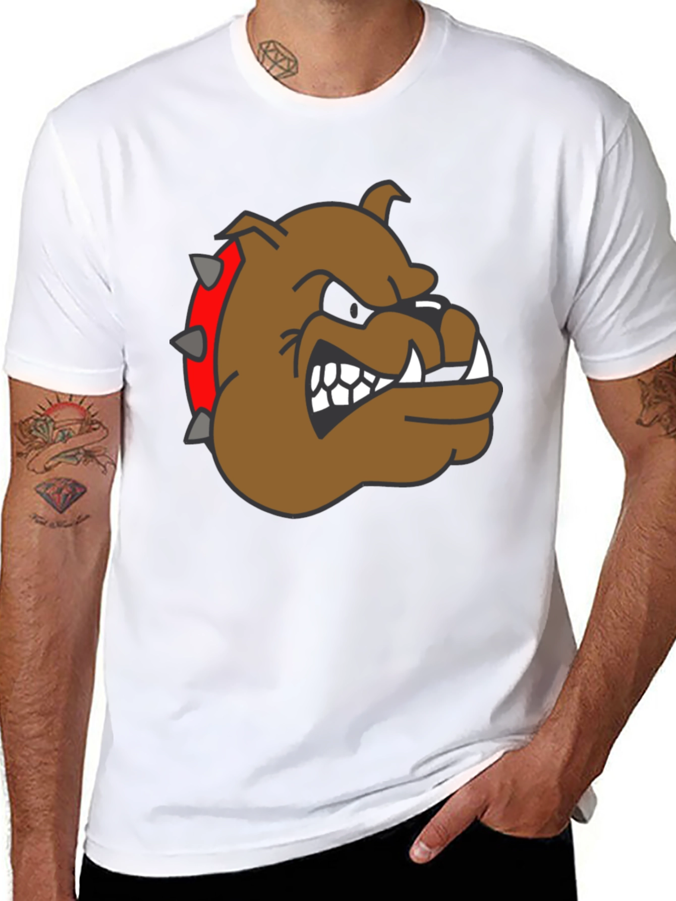 Bulldog Graphic Tee - Fierce Style