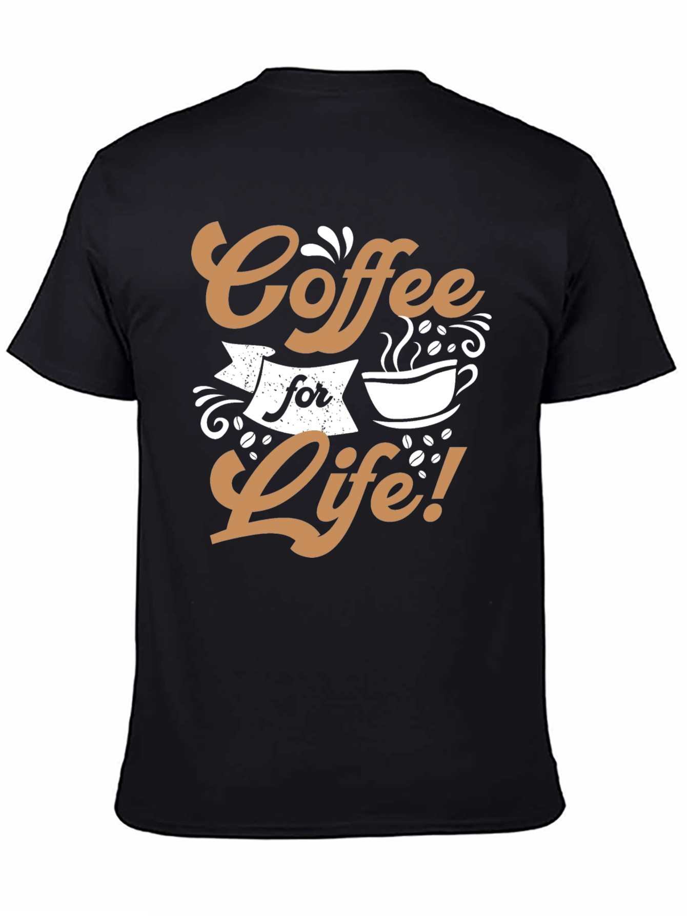 Coffee for Life Graphic Tee - Black