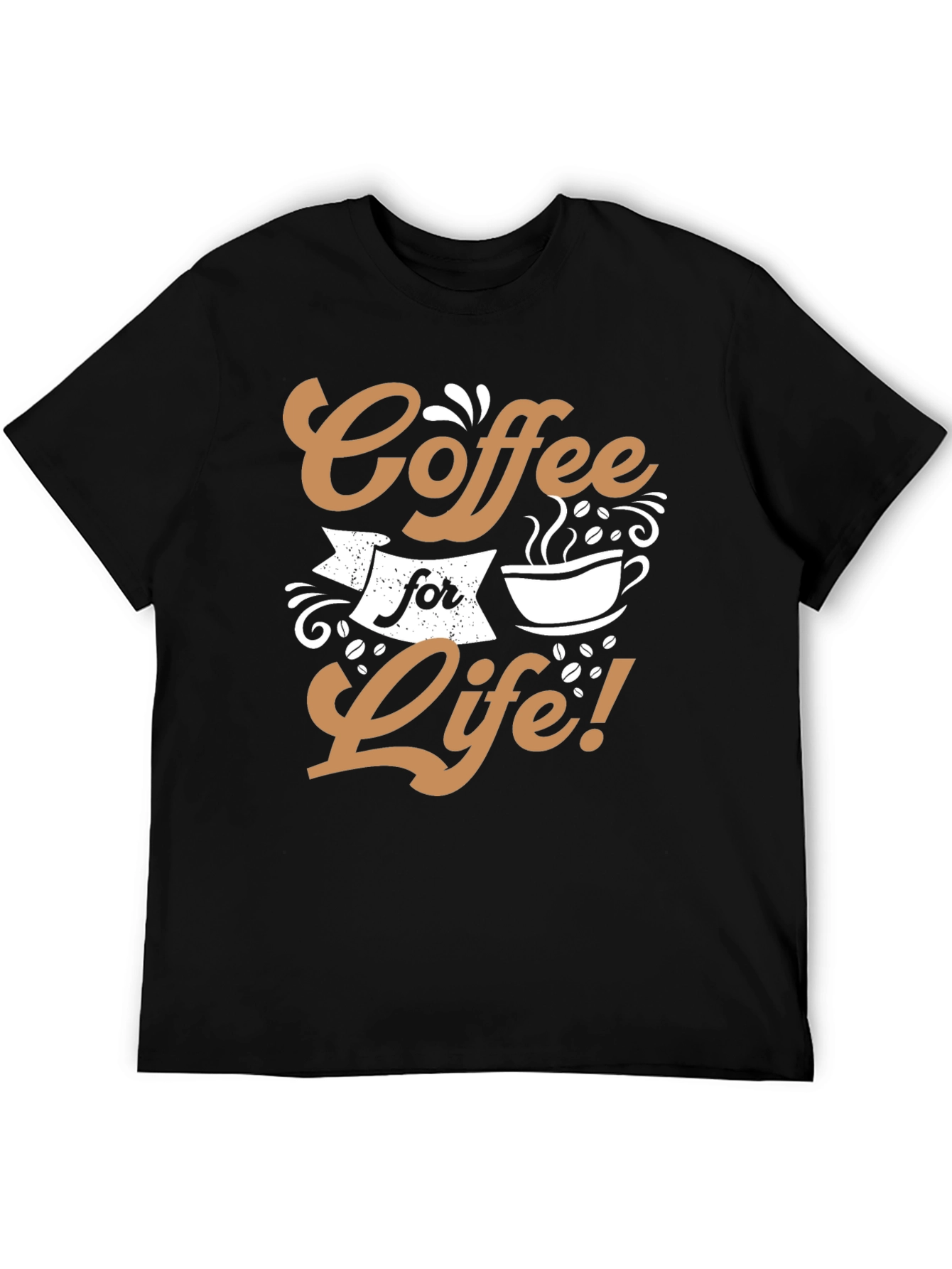 Coffee for Life Graphic Tee - Black