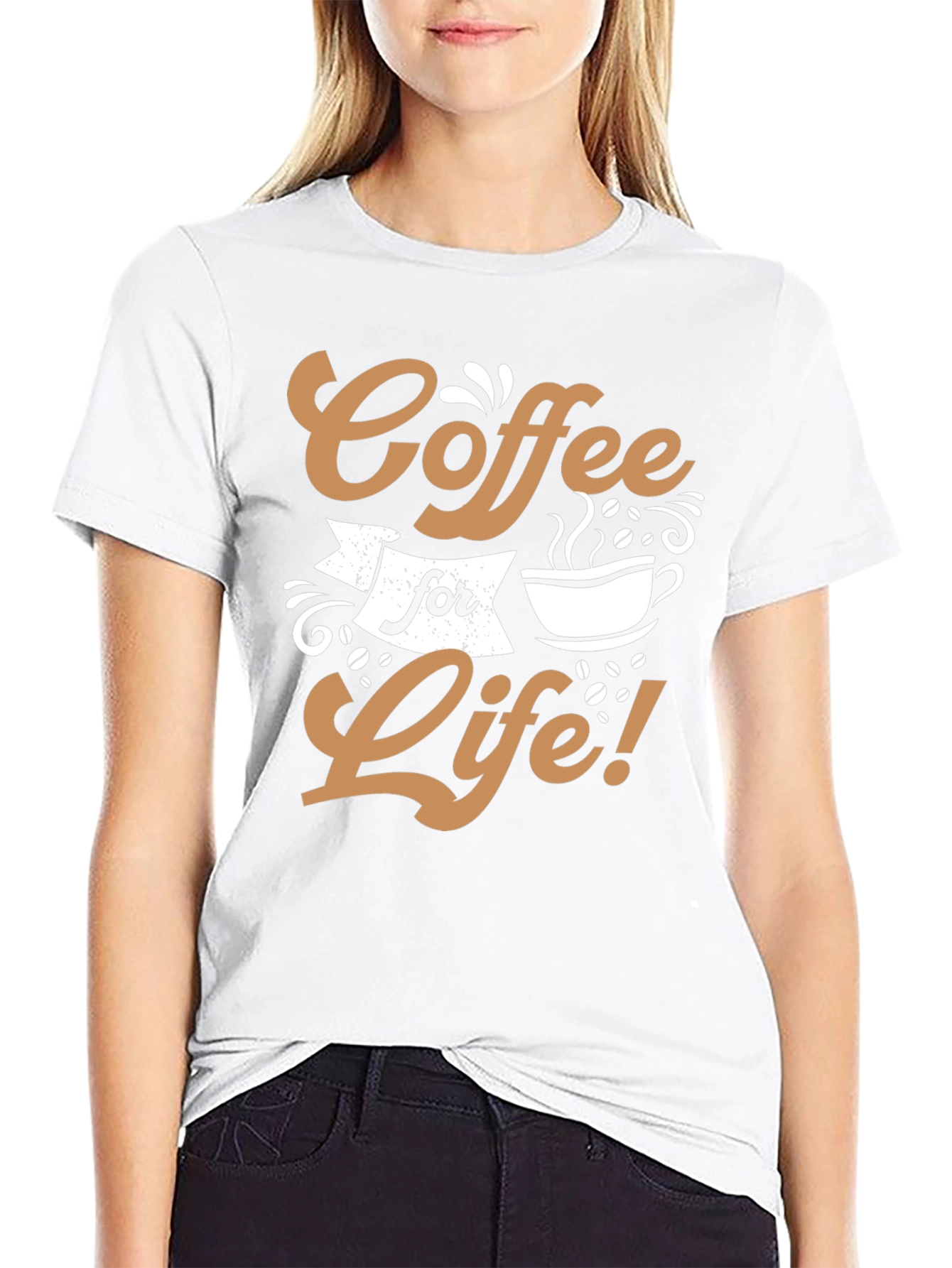 Coffee for Life Graphic Tee - Black